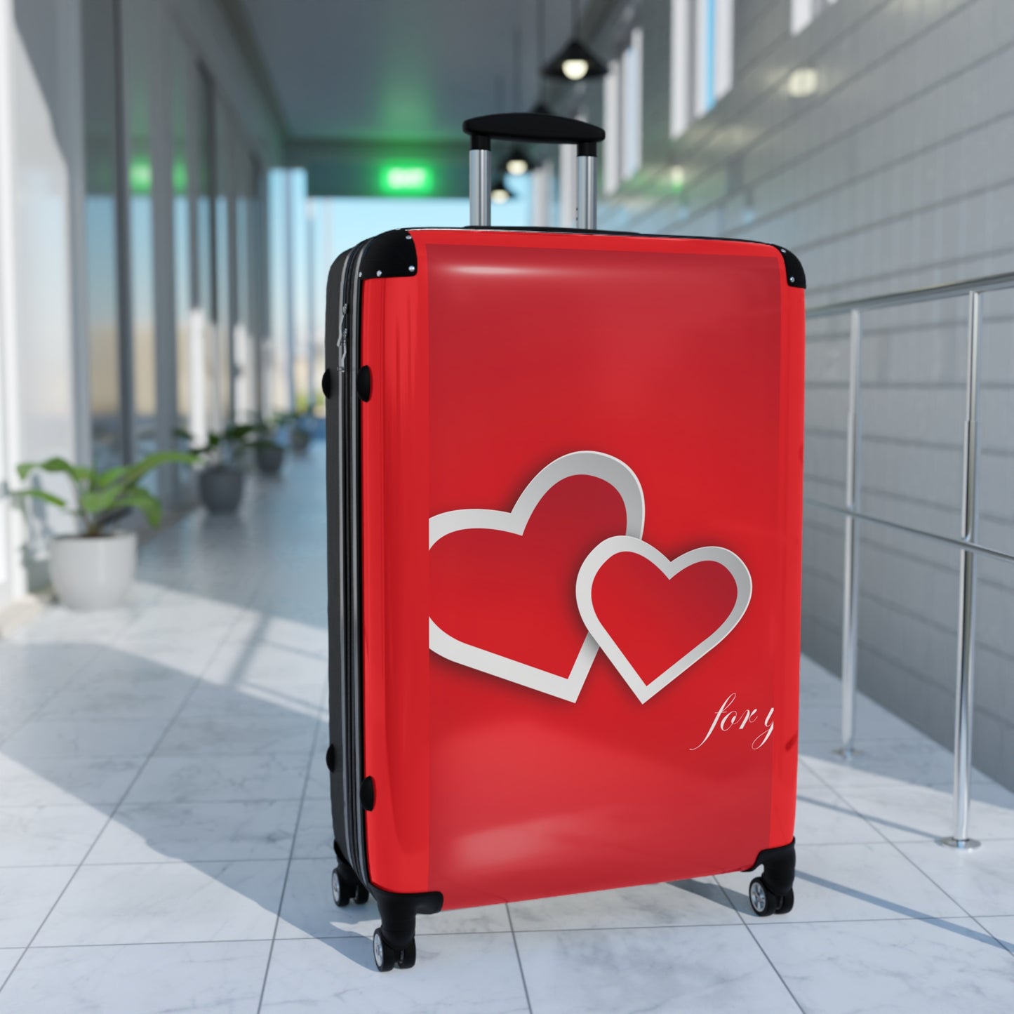 Love Heart For You Art Carry-On Suitcase - Stylish Luggage for Travelers