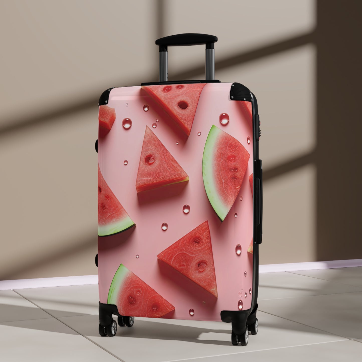 Nature Summer Watermelon Sliced Carry-On Suitcase - Stylish Luggage for Travelers