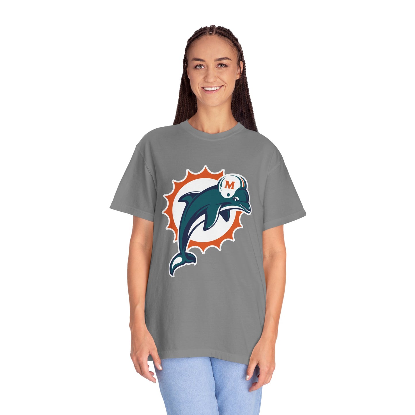 Miami Dolphins Gear Garment-Dyed T-Shirt – Premium Cotton Tee for Customization