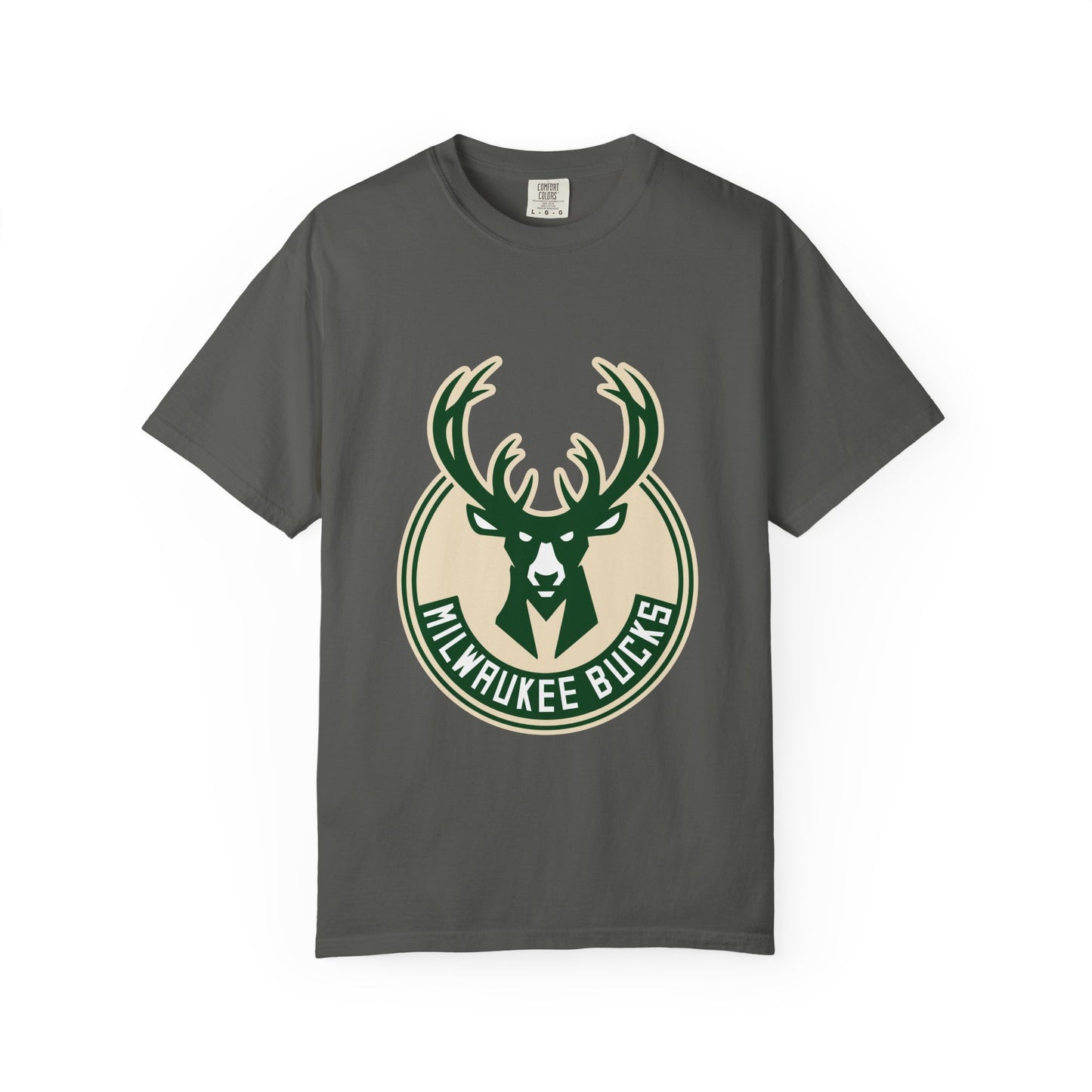 Milwaukee Bucks NBA Garment-Dyed T-Shirt – Premium Cotton Tee for Customization