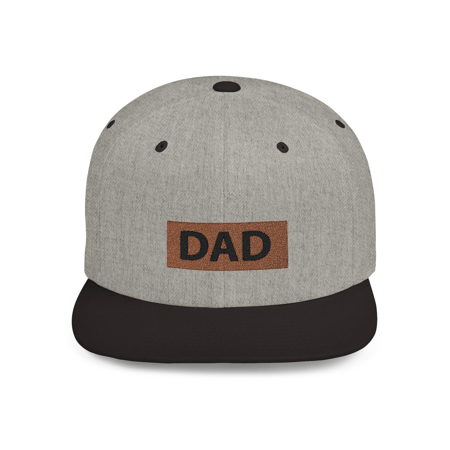 Dad Flat Bill Snapback – Lightweight, Custom Fit, Premium Quality