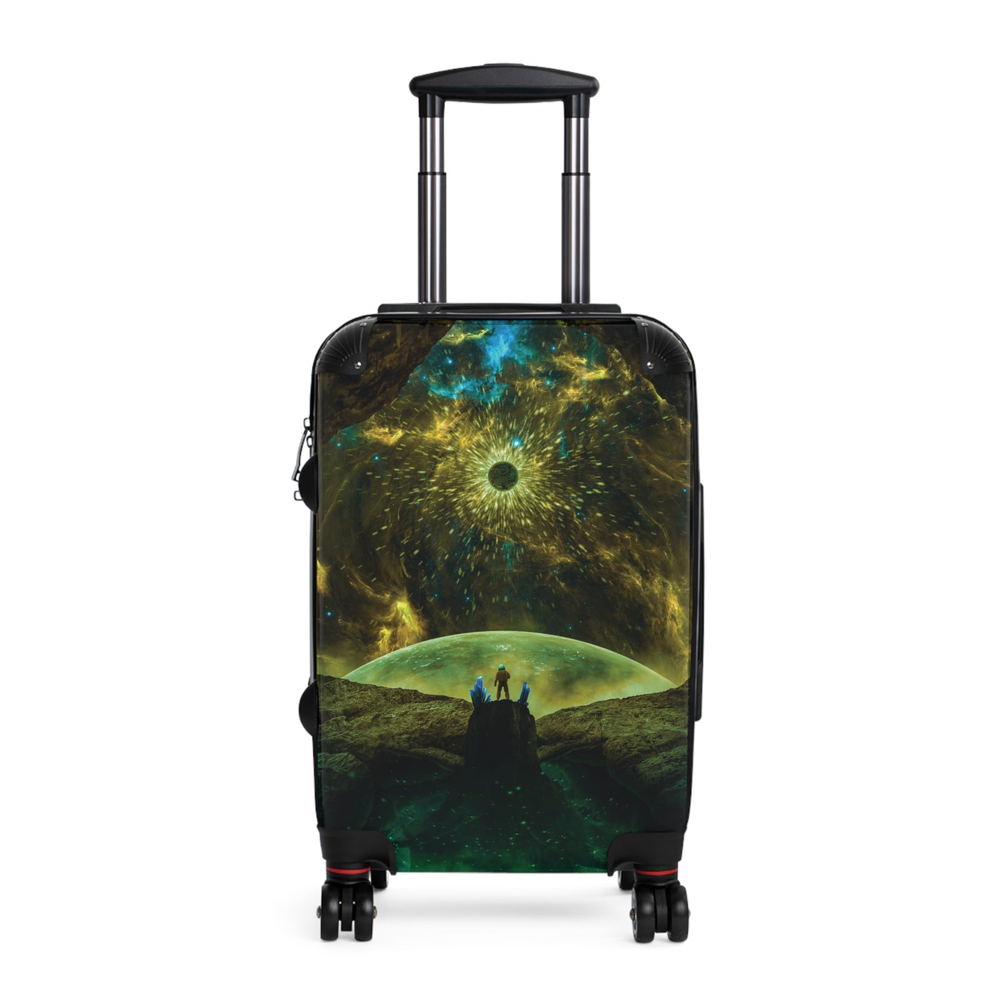 Art Astronaut Explorer Carry-On Suitcase - Stylish Luggage for Travelers
