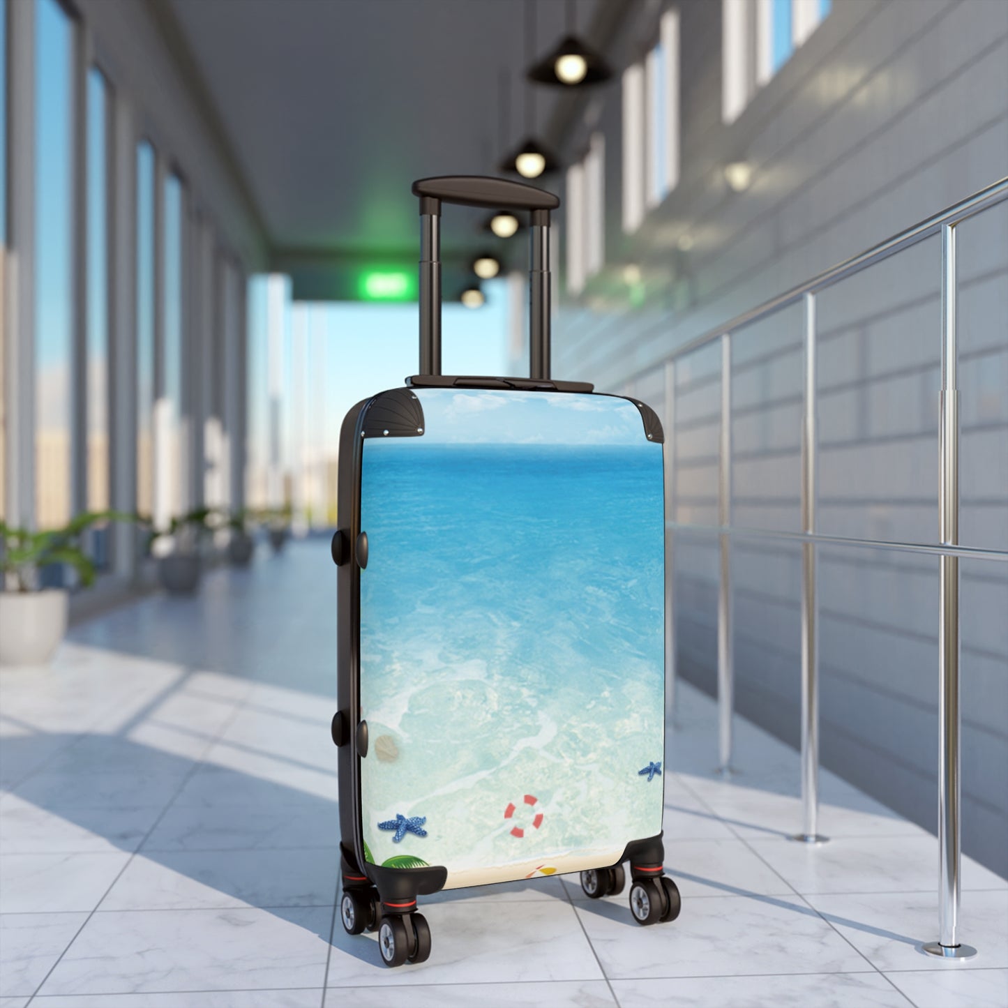 Nature Summer Vacation Tourism Art Carry-On Suitcase - Stylish Luggage for Travelers