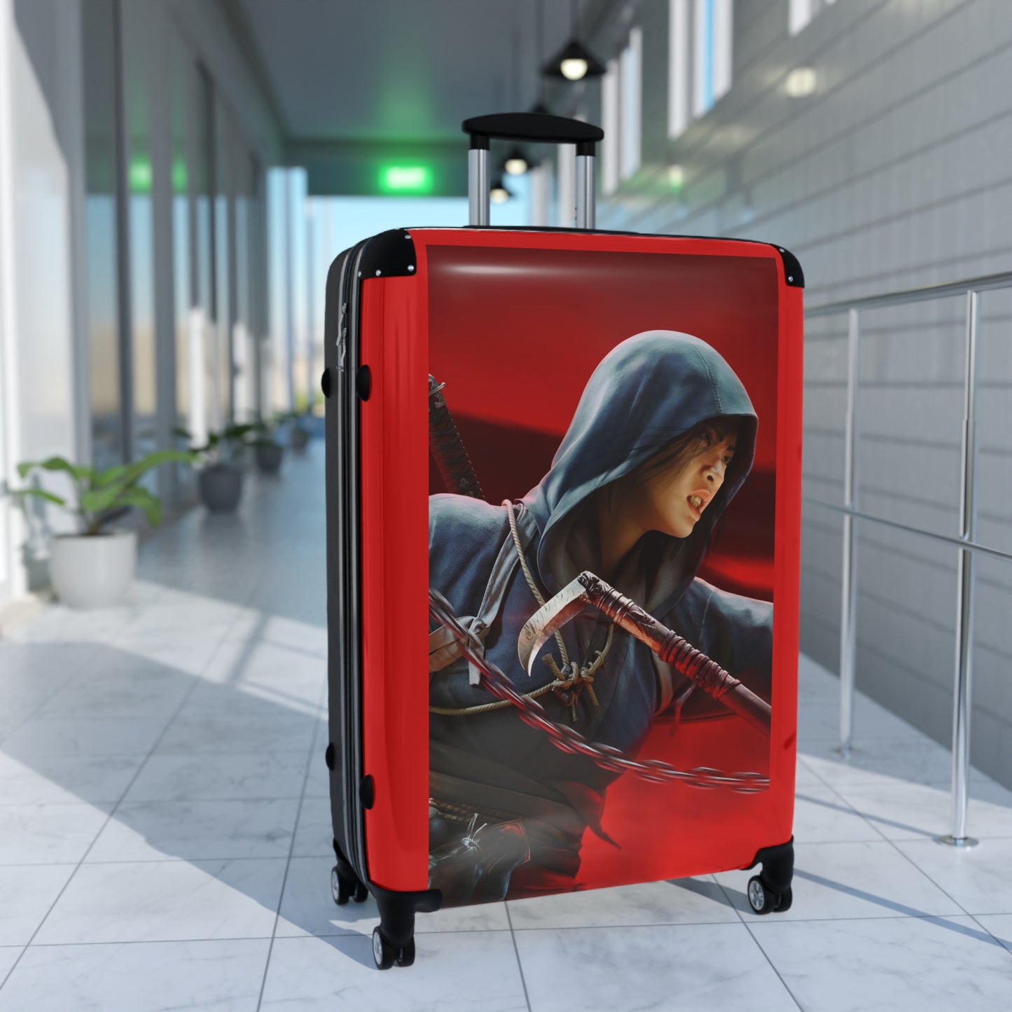 Video Games Assassins's Creed Naoe Carry-On Suitcase - Stylish Luggage for Travelers
