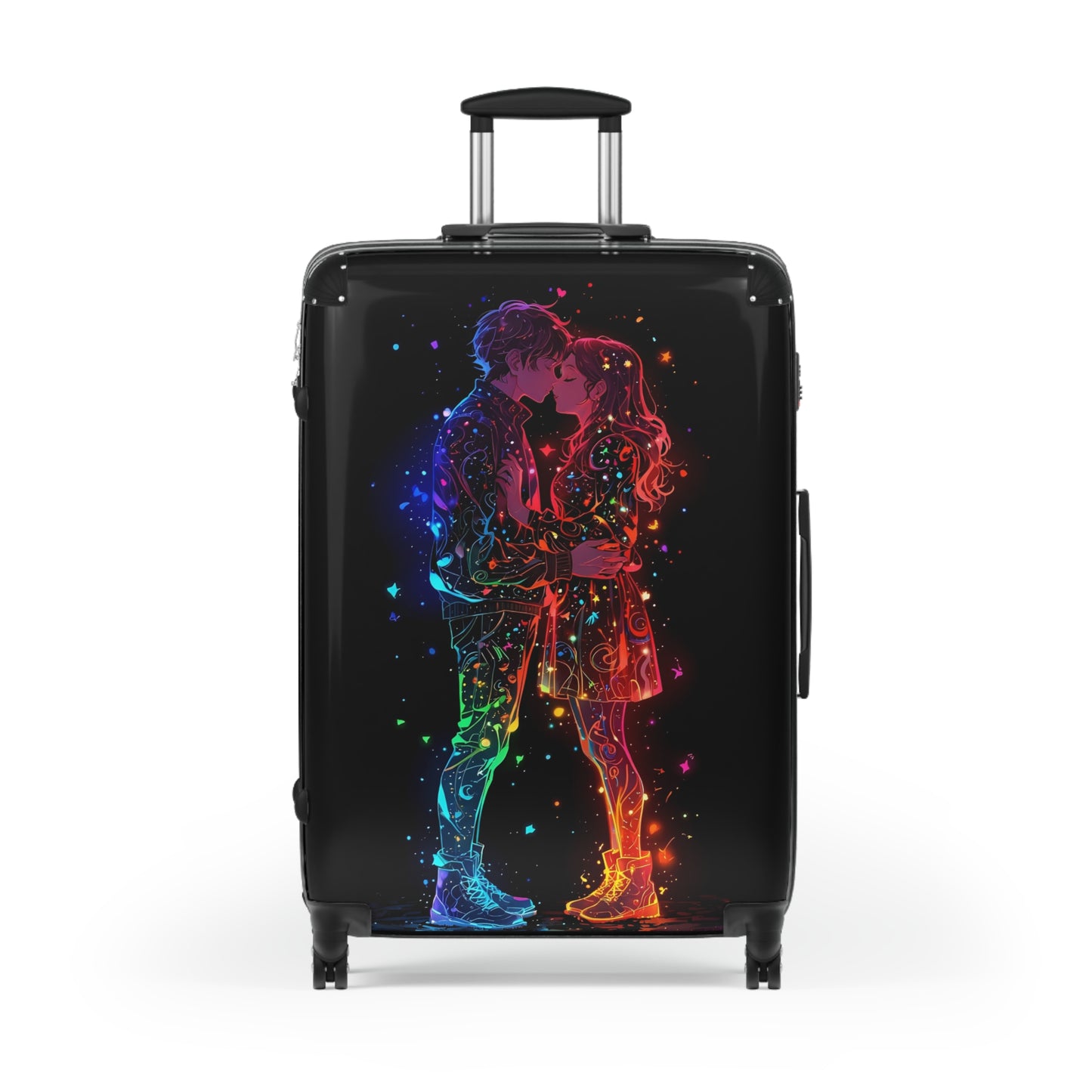 Love Kissing Couple Art Carry-On Suitcase - Stylish Luggage for Travelers