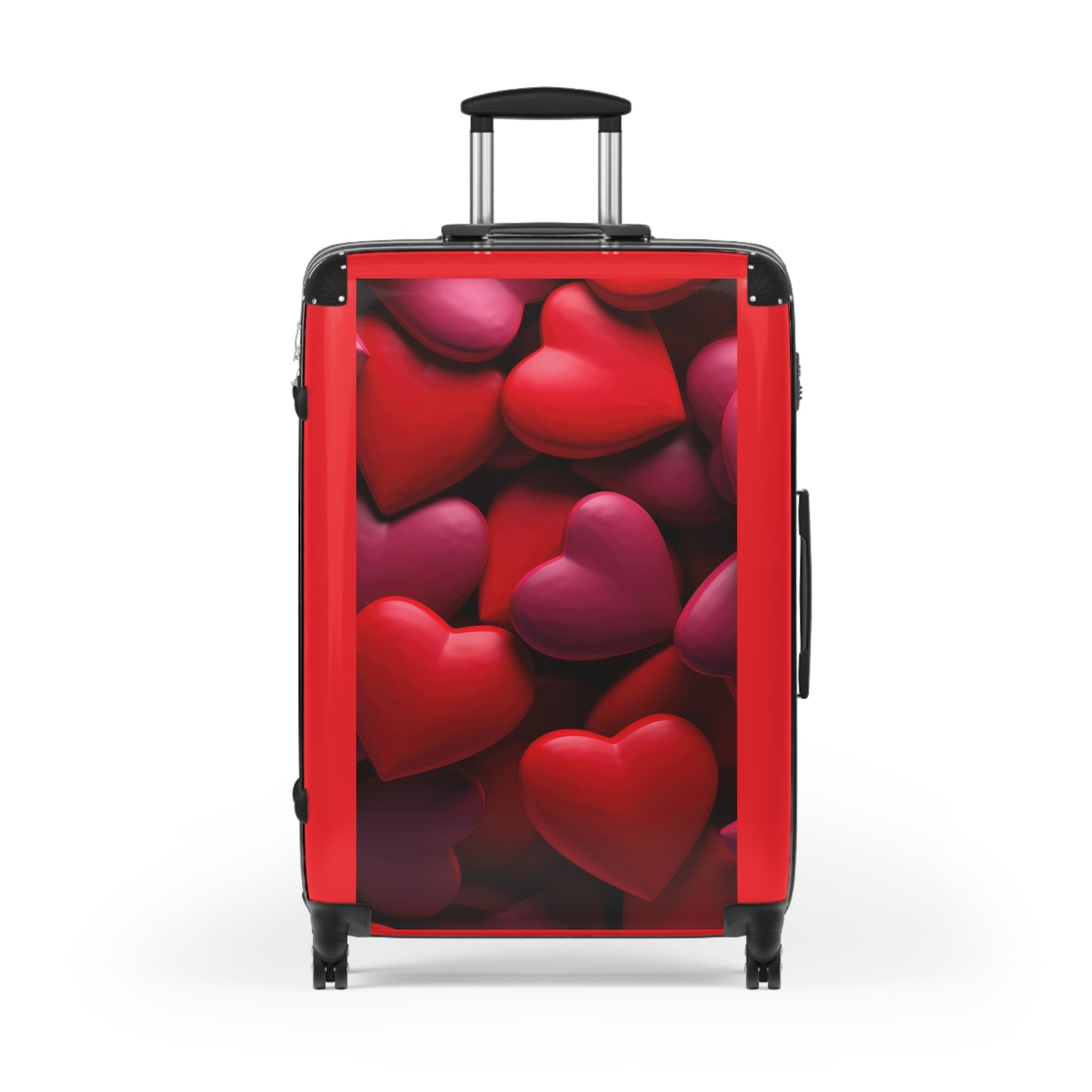 Love Heart Red Art Carry-On Suitcase - Stylish Luggage for Travelers