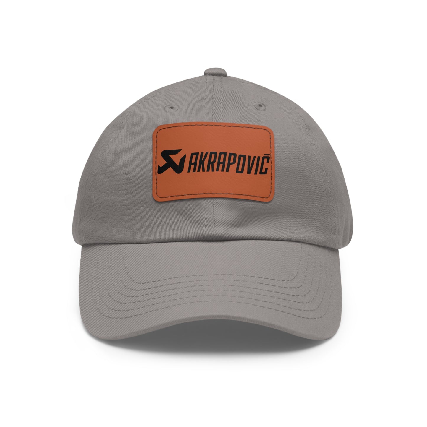 Dad Leather Patch Hat Akrapovič – Timeless Style, Perfect Fit