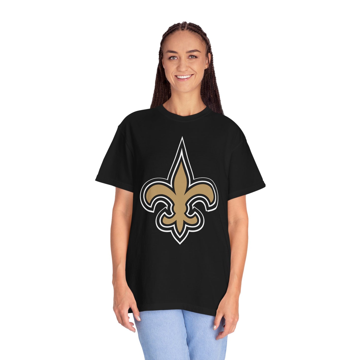 New Orleans Saints Merchandise Garment-Dyed T-Shirt – Premium Cotton Tee for Customization