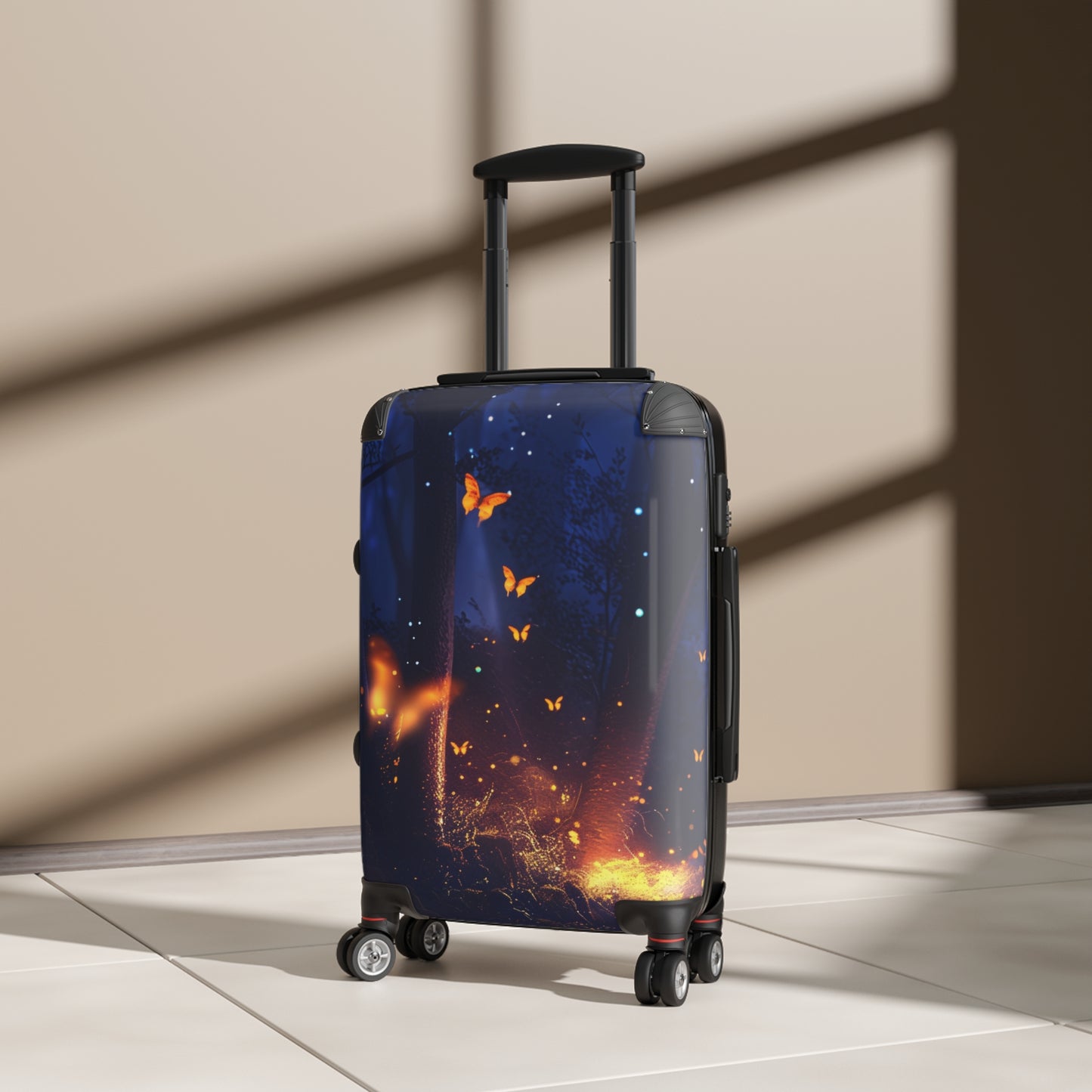 Nature Butterflies Farries Art Carry-On Suitcase - Stylish Luggage for Travelers