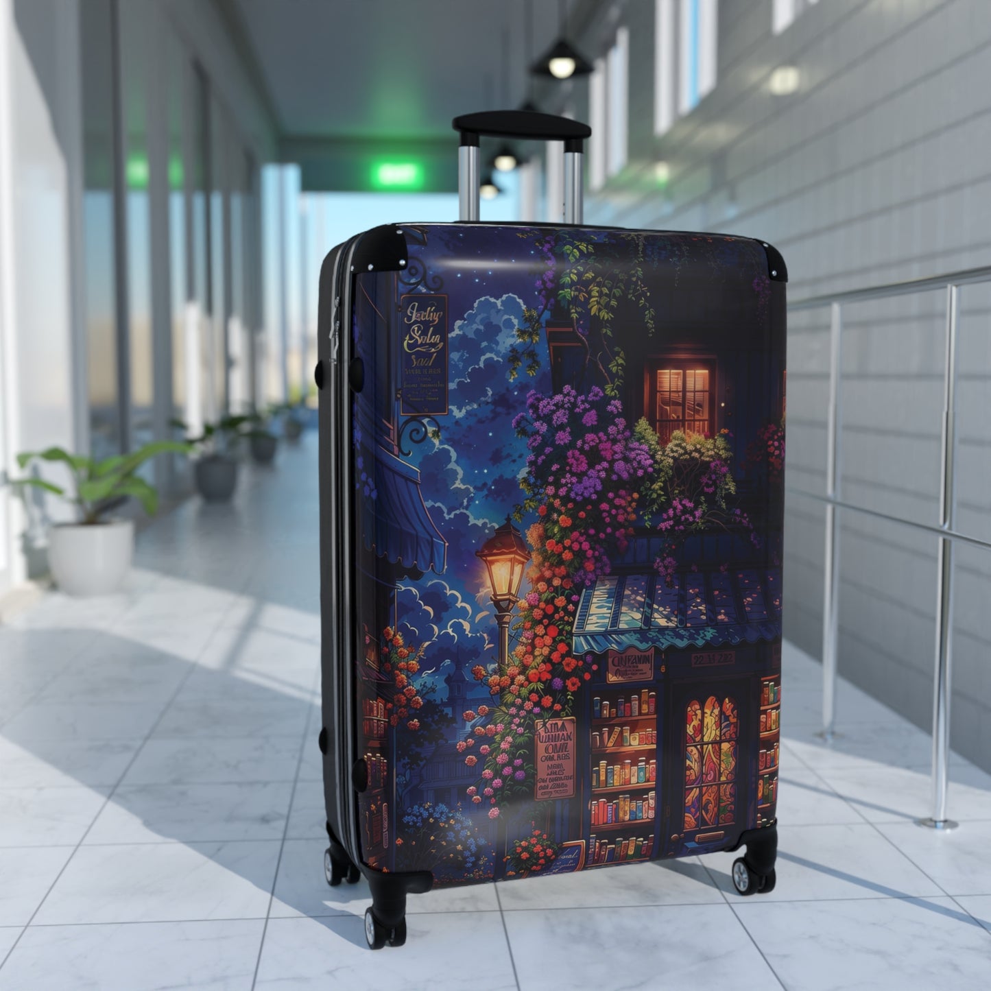 Art Cozy Shop Night Carry-On Suitcase - Stylish Luggage for Travelers