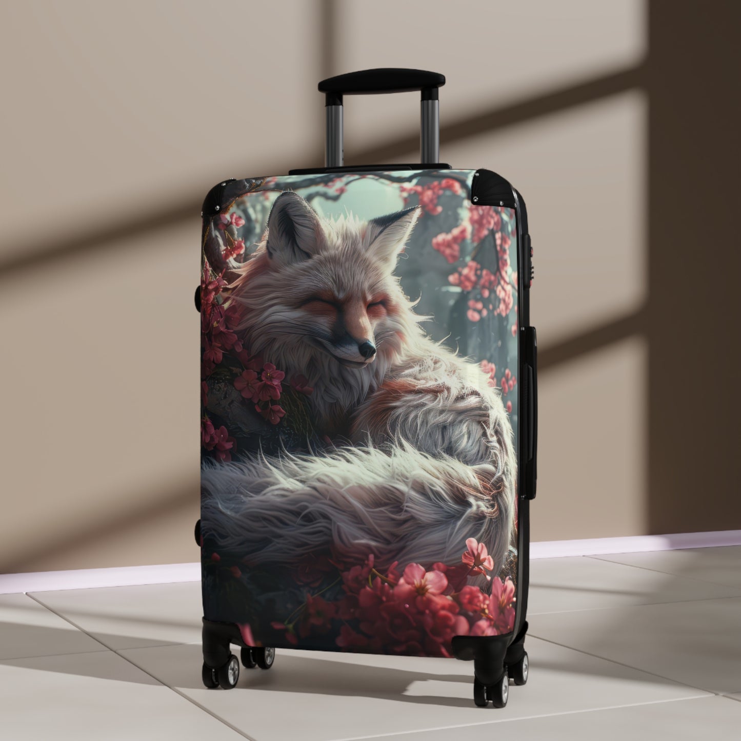 Nature Fox Rests Art Carry-On Suitcase - Stylish Luggage for Travelers