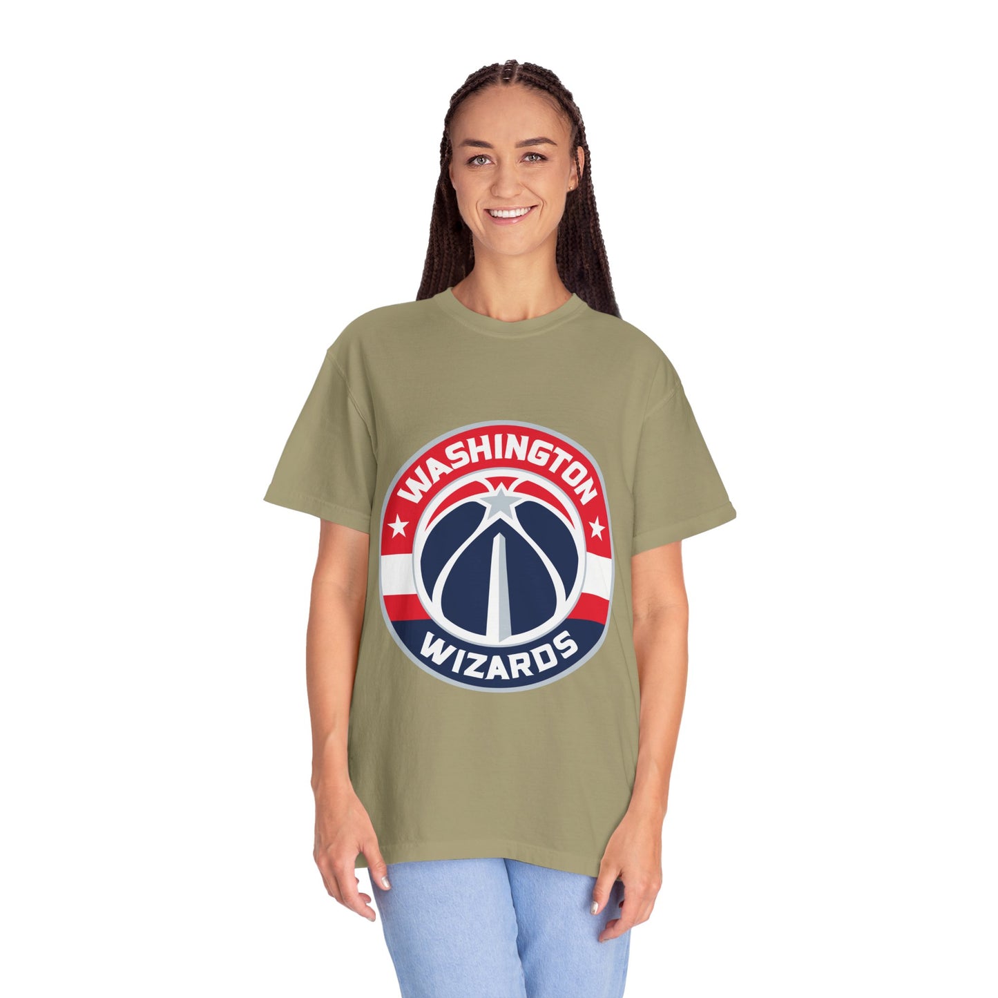 Washington Wizards Strong Garment-Dyed T-Shirt – Premium Cotton Tee for Customization