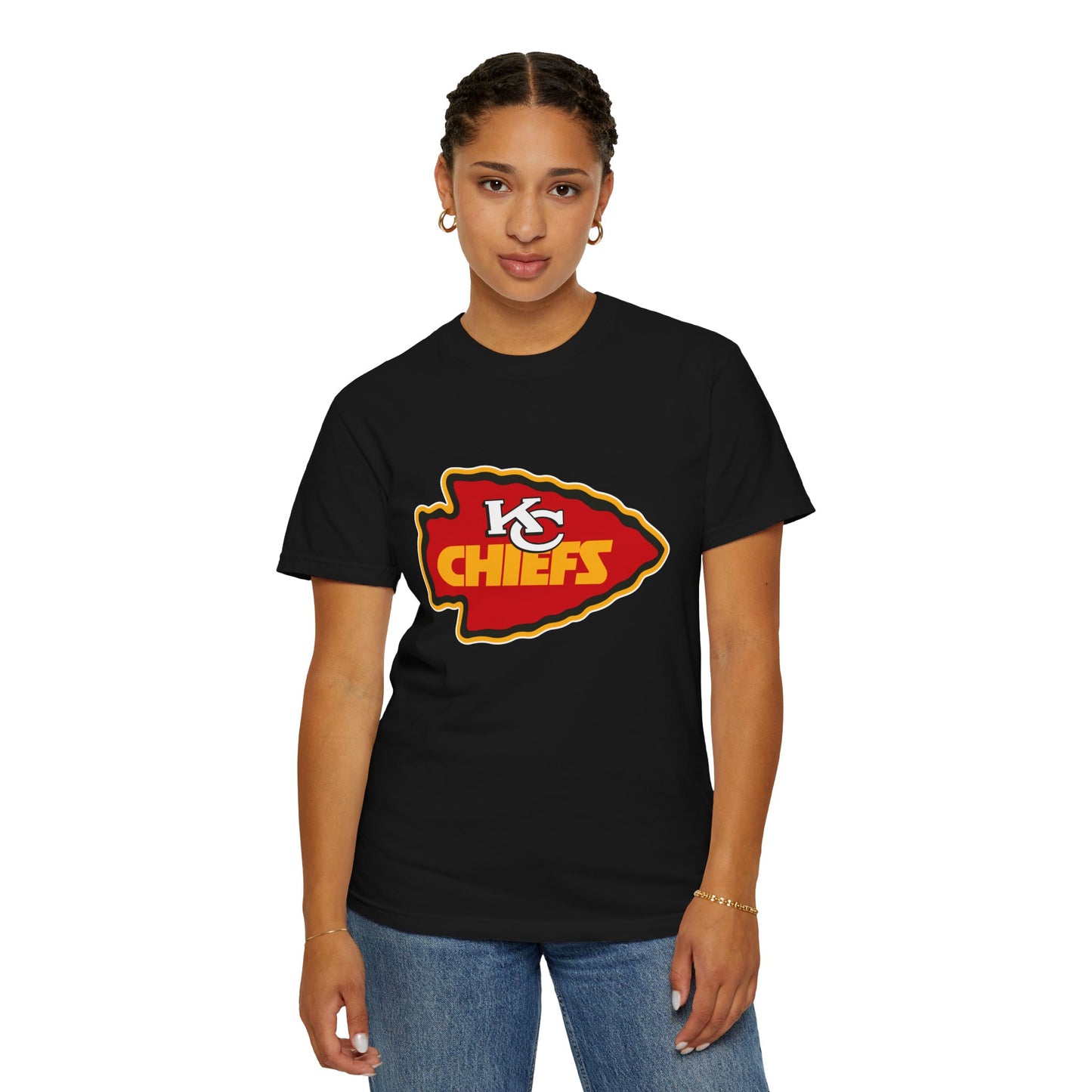 Kansas City Chiefs Apparel Garment-Dyed T-Shirt – Premium Cotton Tee for Customization