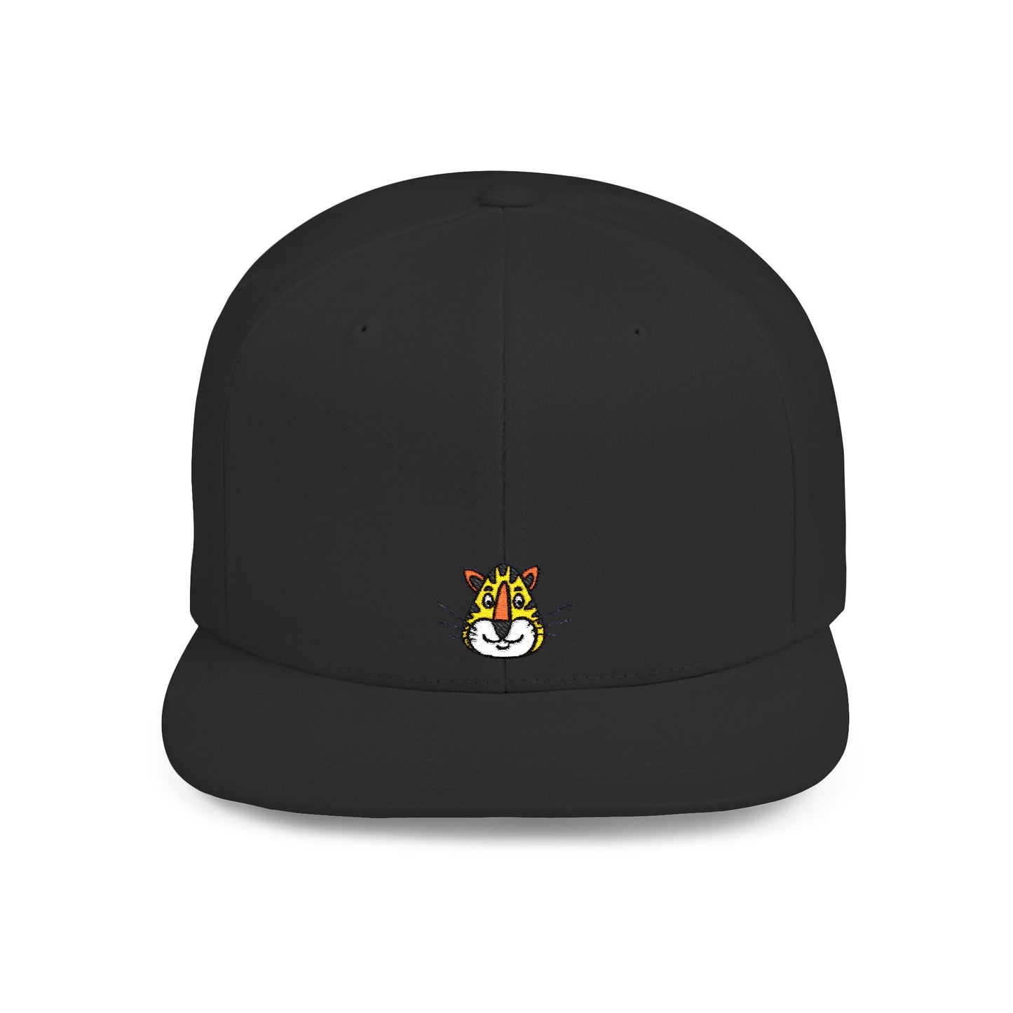Icons Embroidered Tiger 2 Flat Bill Snapback – Lightweight, Custom Fit, Premium Quality