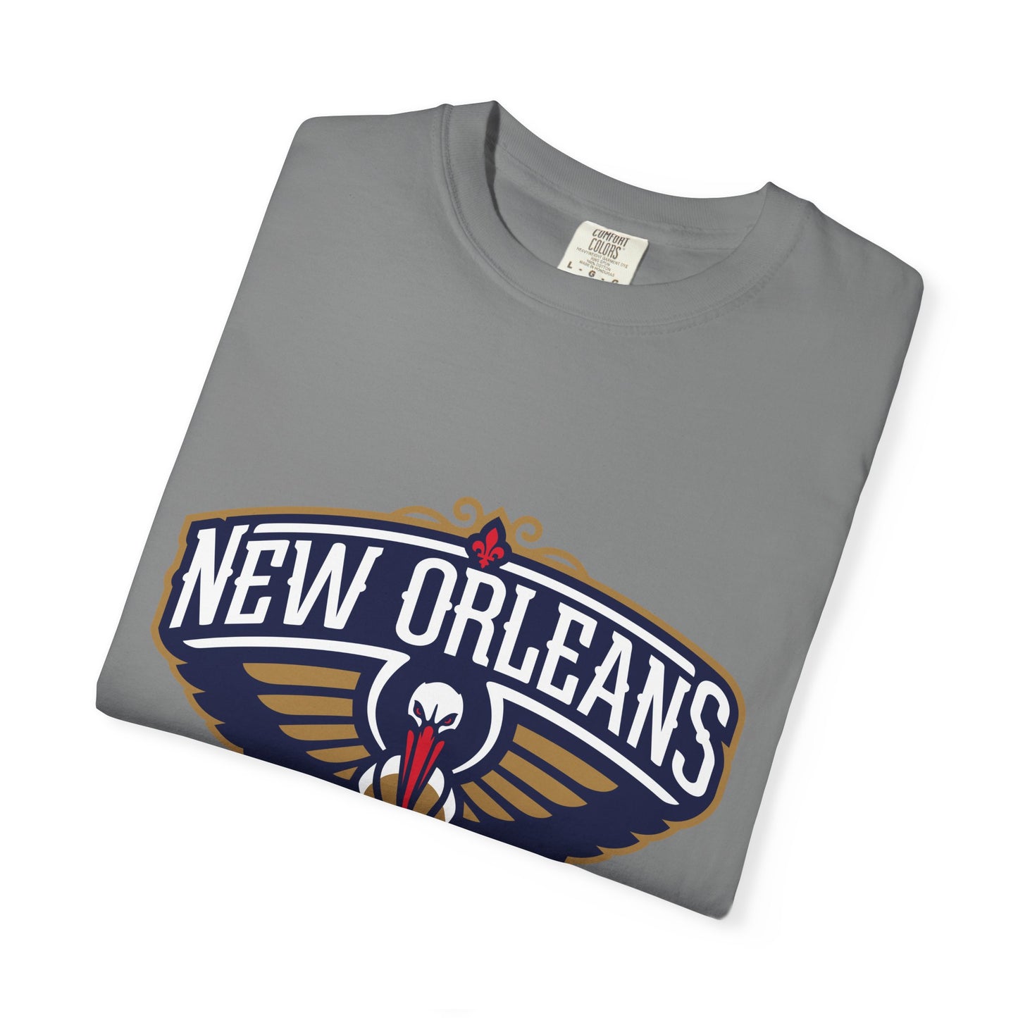New Orleans Pelicans Garment-Dyed T-Shirt – Premium Cotton Tee for Customization