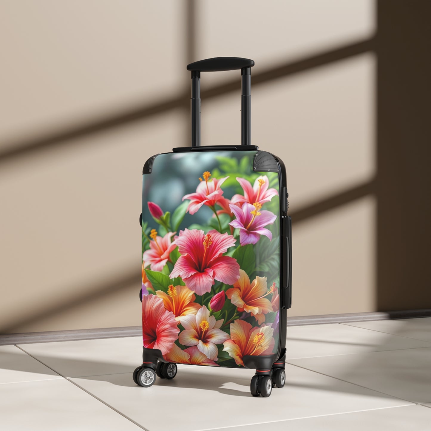 Nature Flowers Floral Close Up Colorful Art Carry-On Suitcase - Stylish Luggage for Travelers