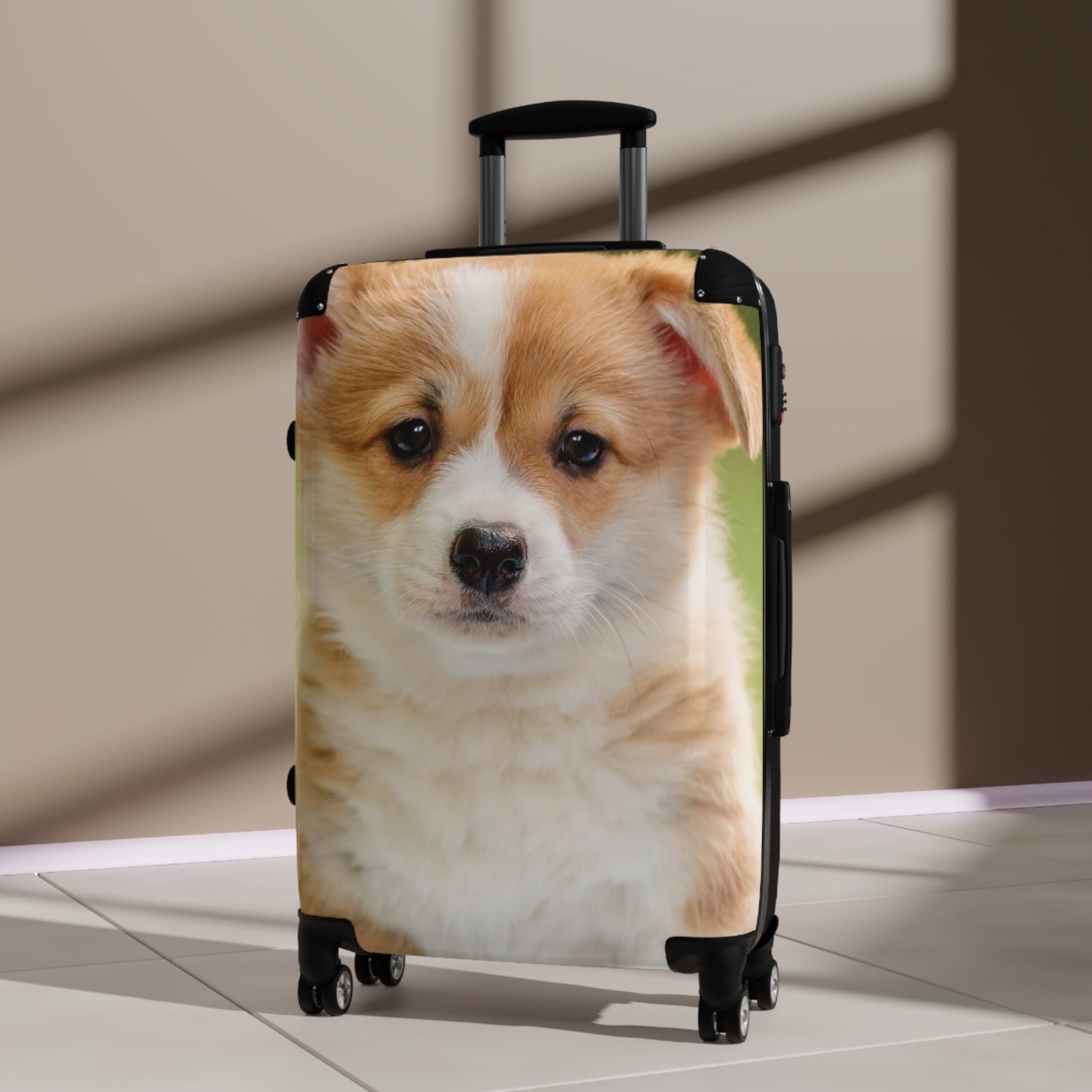 Animals Corgi Puppy Carry-On Suitcase - Stylish Luggage for Travelers