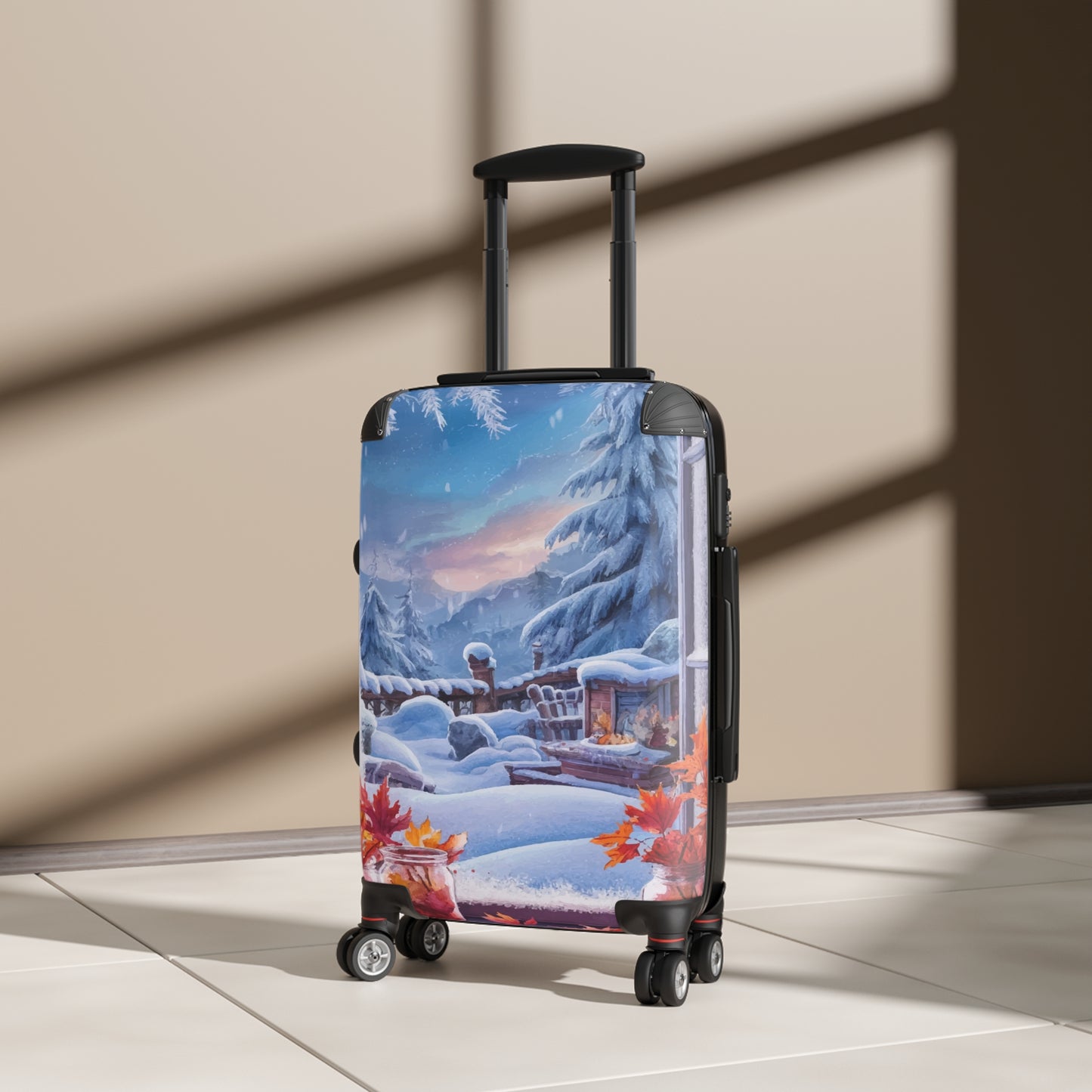 Nature Flowers Floral Lot Art Carry-On Suitcase - Stylish Luggage for Travelers