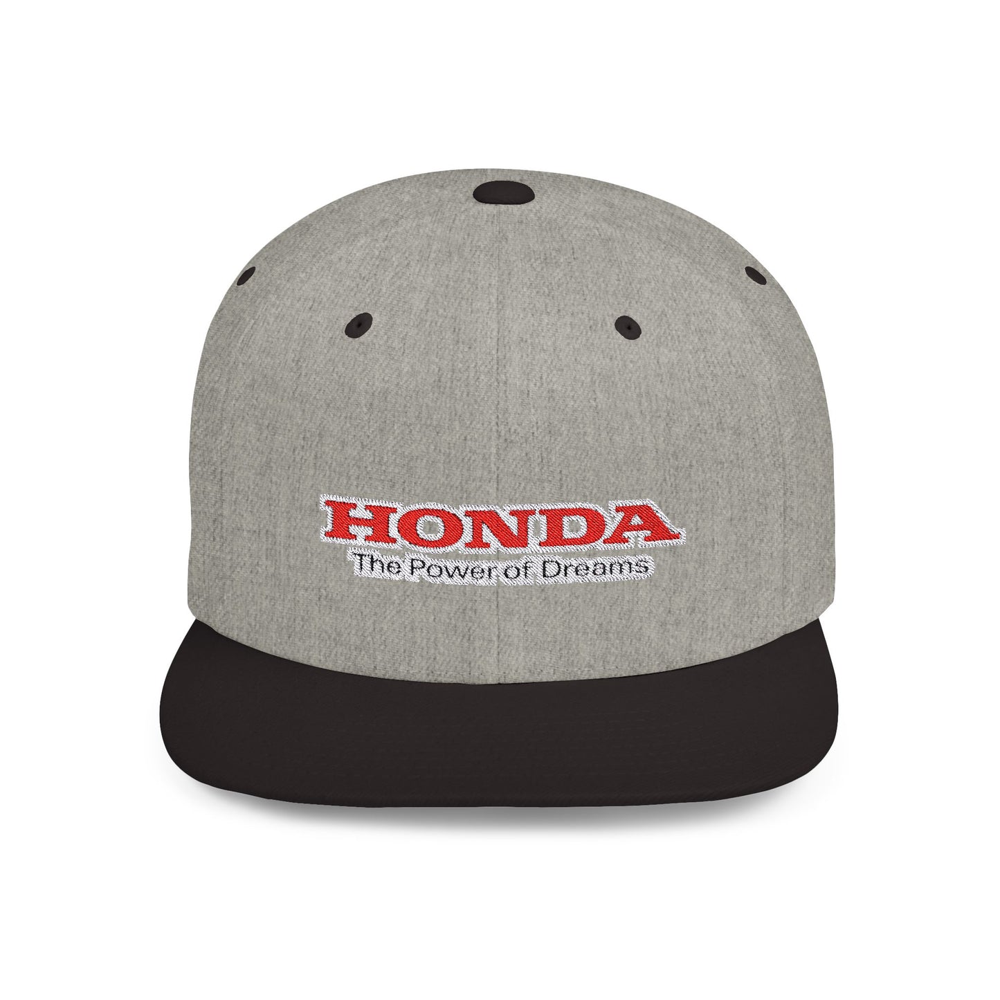 Honda Power of Dreams Flat Bill Snapback – Lightweight, Custom Fit, Premium Quality