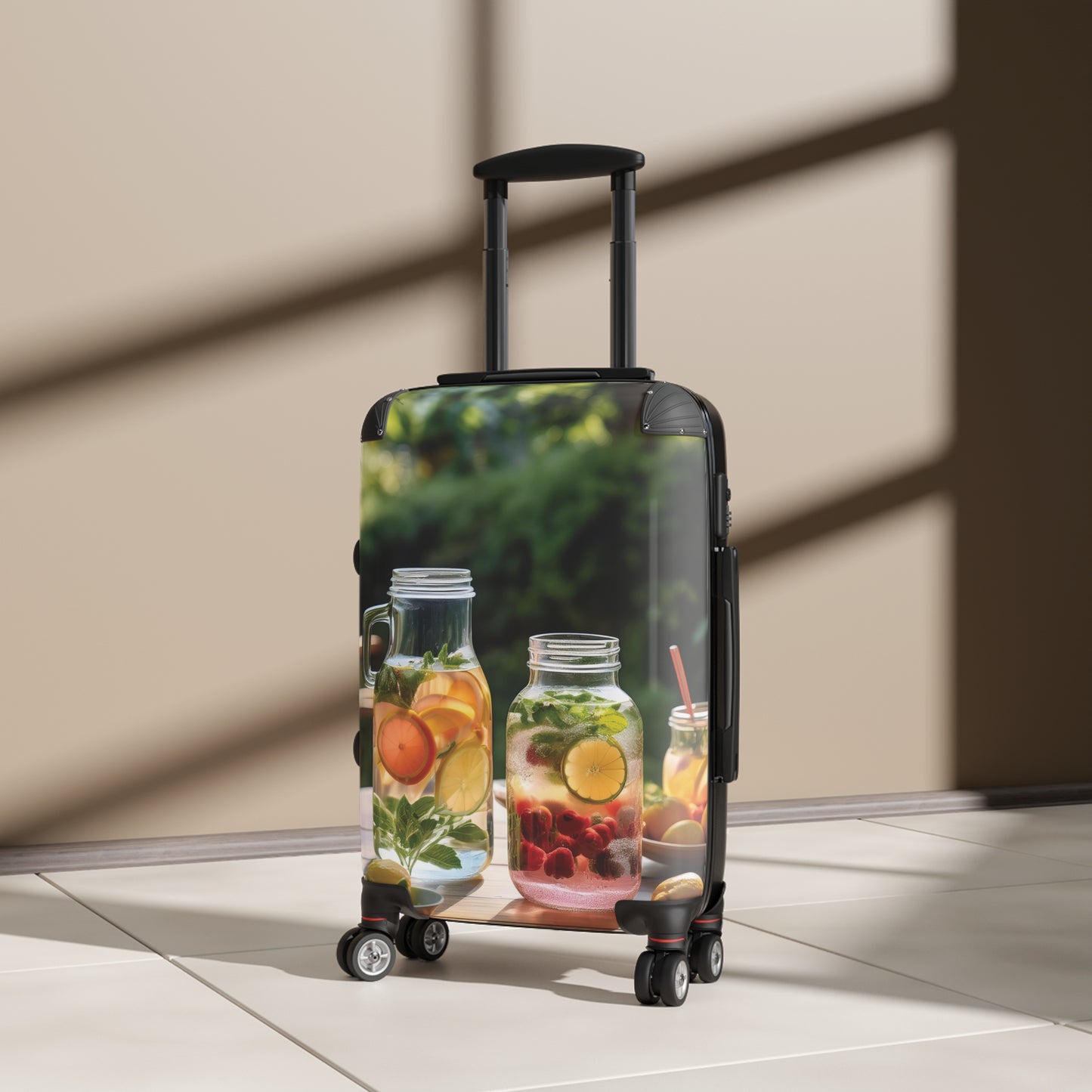 Nature Summer Drinks With Citrus Carry-On Suitcase - Stylish Luggage for Travelers