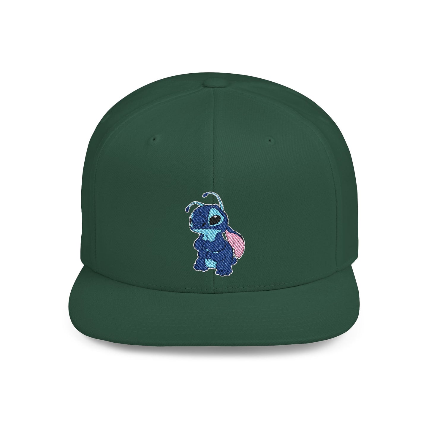 Sad Stitch Disney Flat Bill Snapback – Lightweight, Custom Fit, Premium Quality