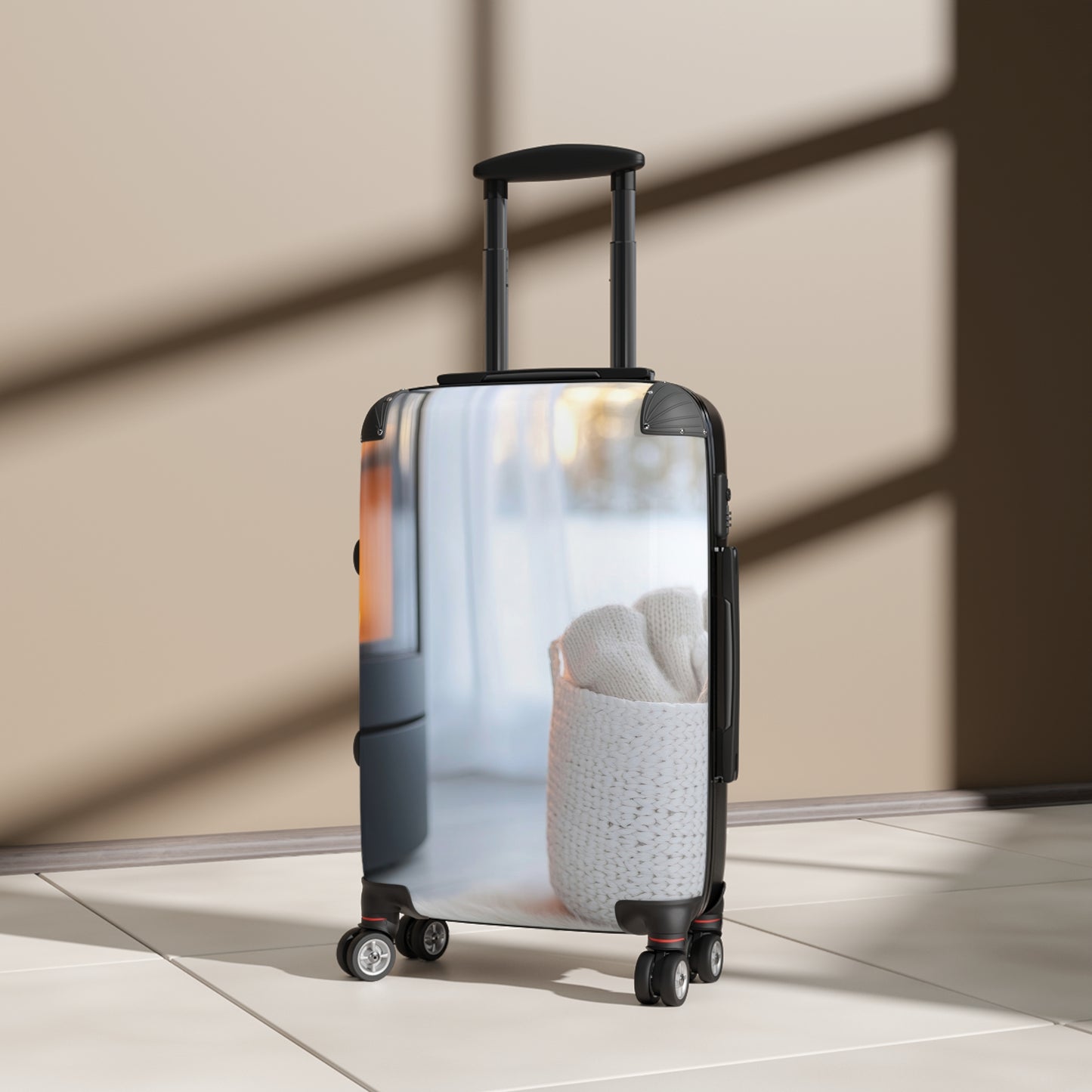 Nature Fire Burning Art Carry-On Suitcase - Stylish Luggage for Travelers