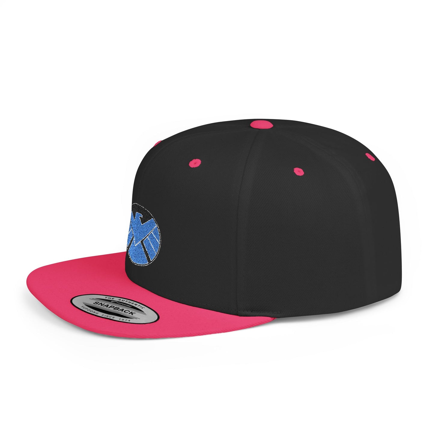 Marvel Shield Flat Bill Snapback – Lightweight, Custom Fit, Premium Quality