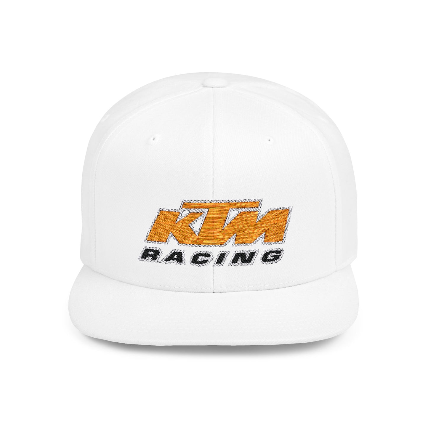 KTM Flat Bill Snapback – Lightweight, Custom Fit, Premium Quality