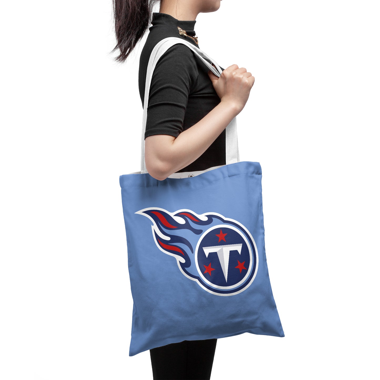 NFL Tennessee Titans Fans Nation Polyester Canvas Tote Bag – Durable and Stylish