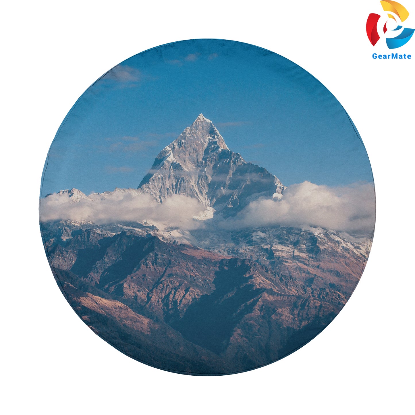 Himalayas Mountain Peak Clouds Spare Tire Cover – Premium Waterproof UV Resistant Protector