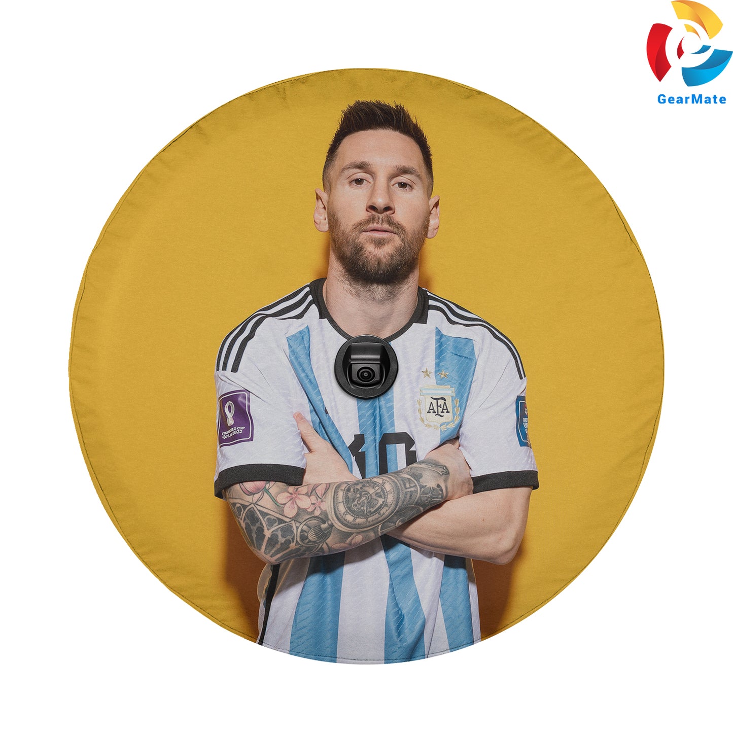 Leo Messi Spare Tire Cover – Premium Waterproof UV Resistant Protector