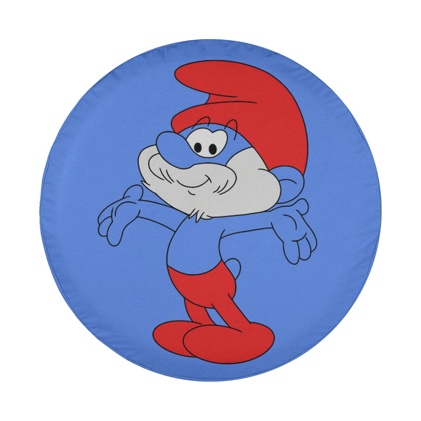 Papa Smurf Spare Tire Cover – Premium Waterproof UV Resistant Protector