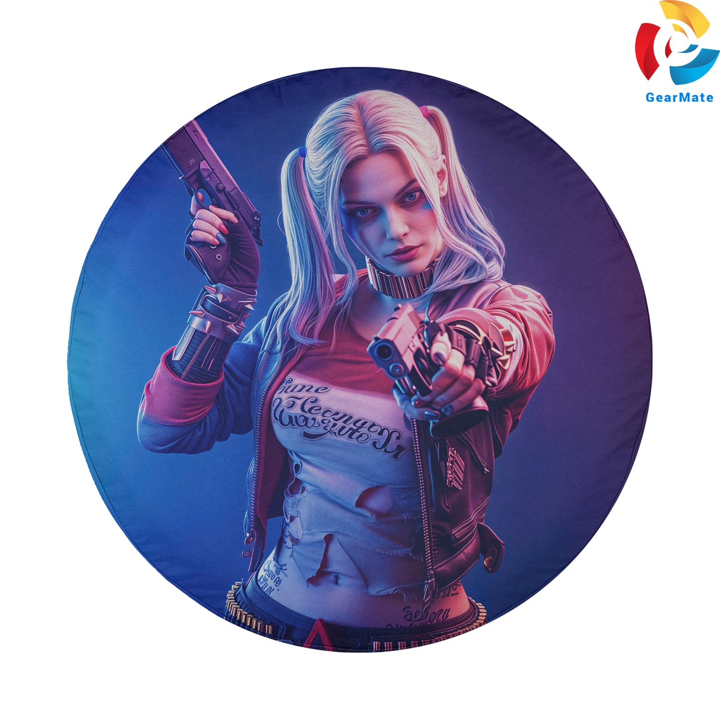 DC Harley Quinn Comics Spare Tire Cover – Premium Waterproof UV Resistant Protector