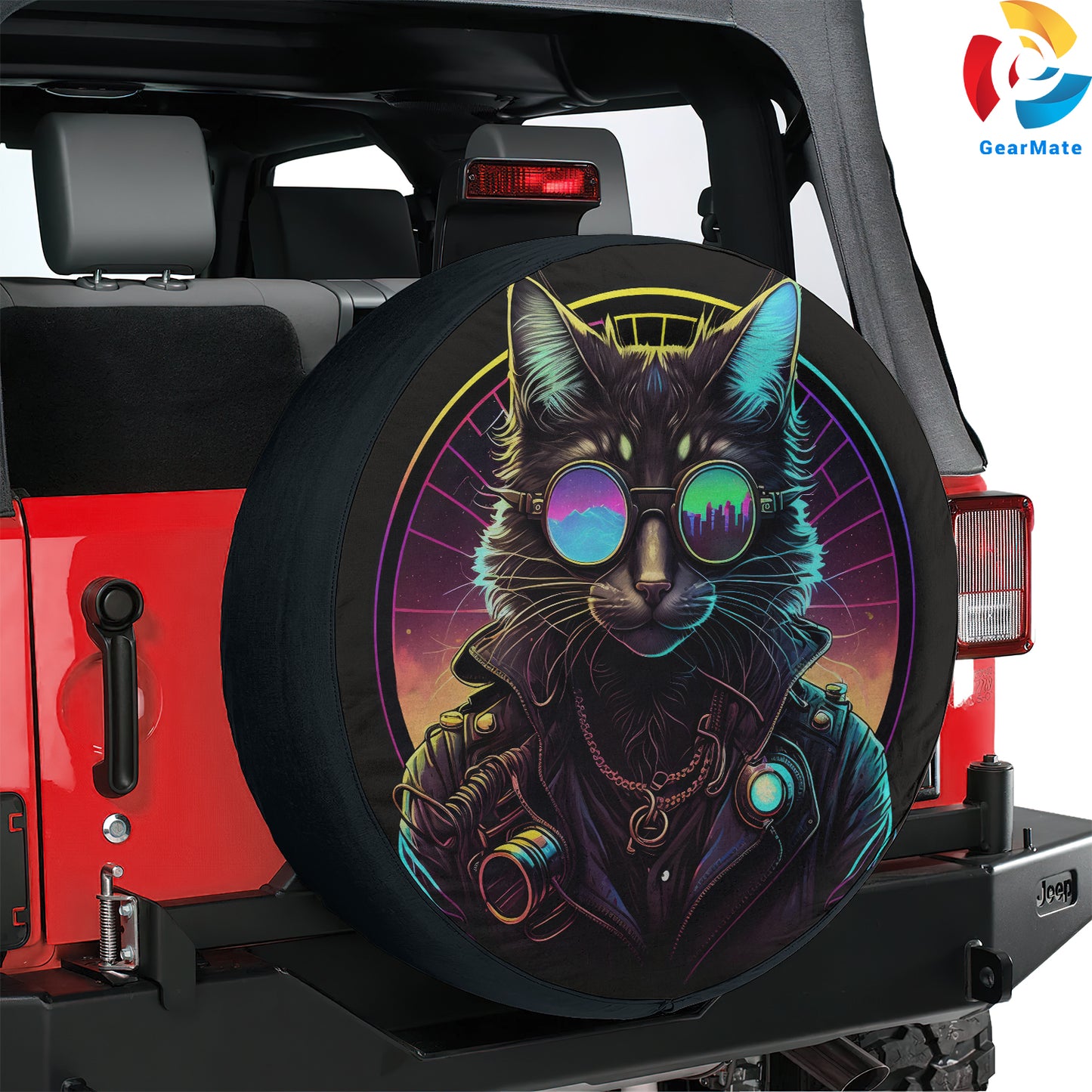 Cats Variety Spare Tire Cover – Premium Waterproof UV Resistant Protector