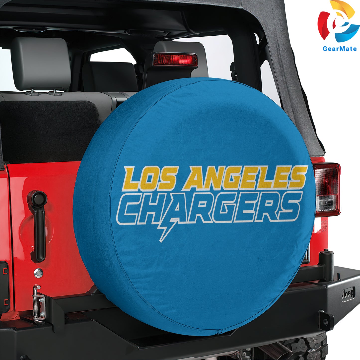 Los Angeles Chargers Football Season Spare Tire Cover – Premium Waterproof UV-Resistant Protector