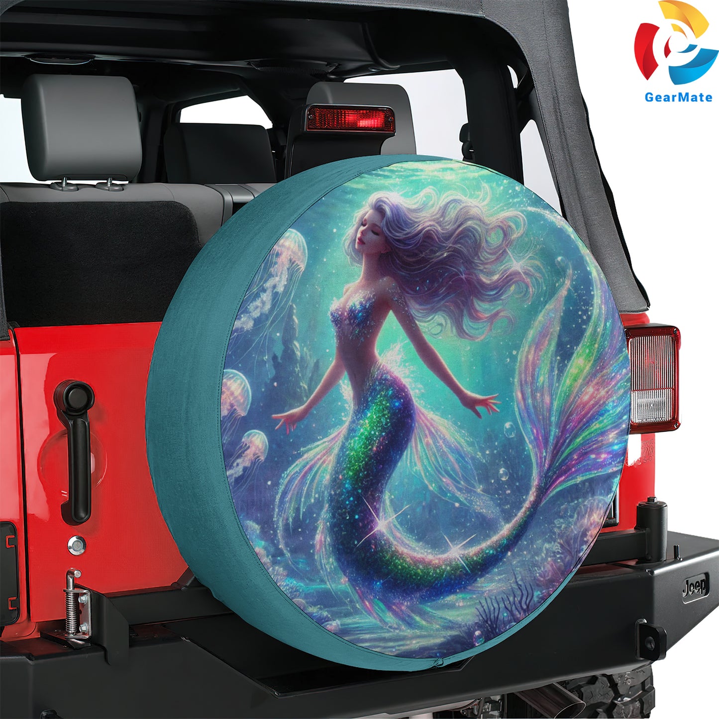 Mermaid Spare Tire Cover – Premium Waterproof UV Resistant Protector