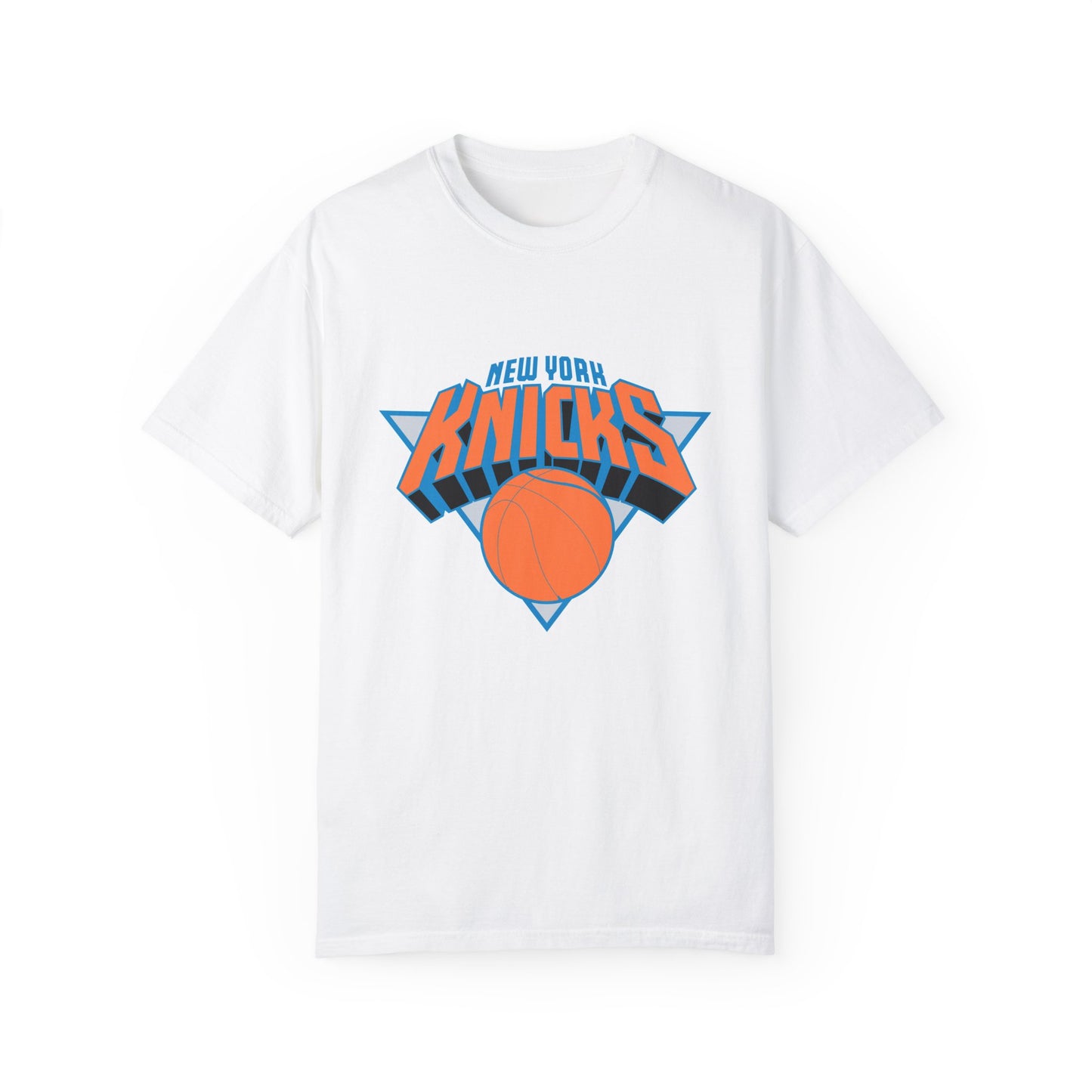 New York Knicks Hoop Lifestyle Garment-Dyed T-Shirt – Premium Cotton Tee for Customization
