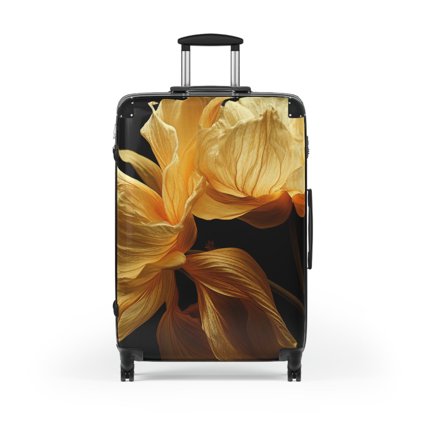 Nature Flowers Floral Yellow Hellebore Art Carry-On Suitcase - Stylish Luggage for Travelers