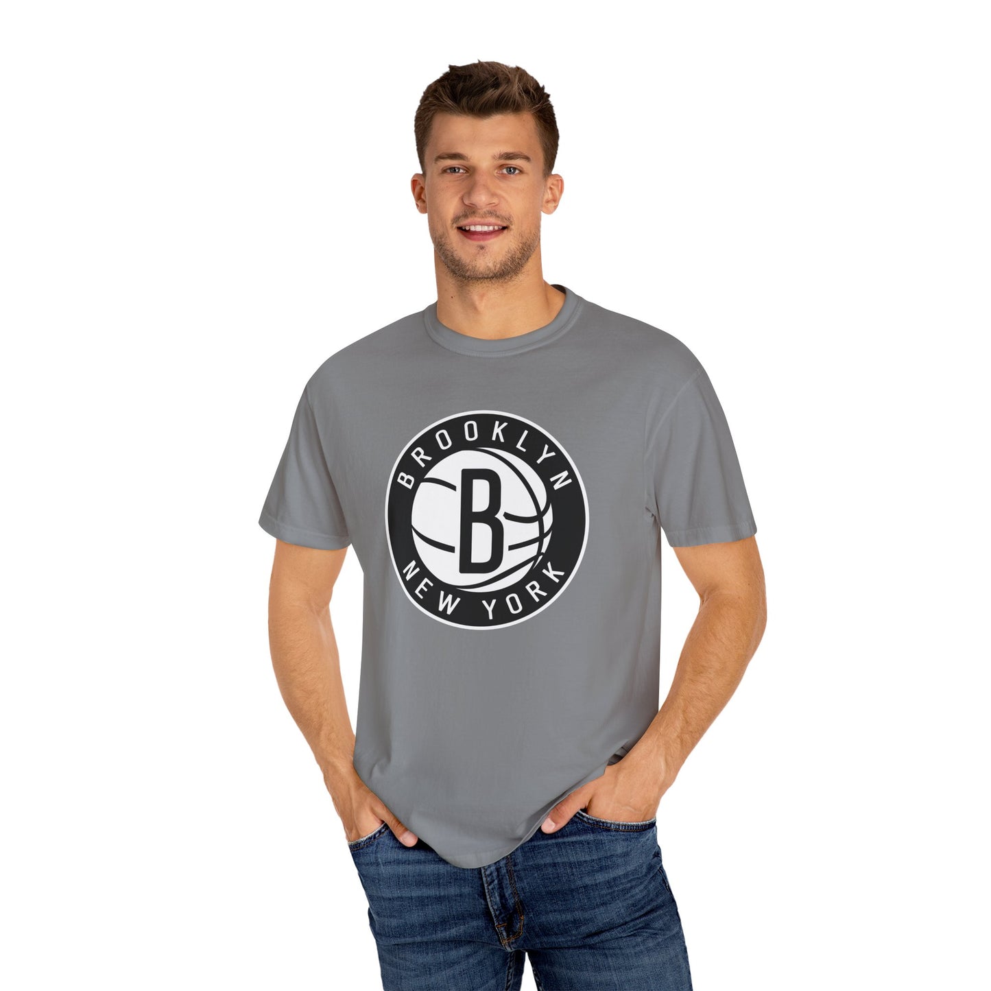 Brooklyn Nets Game Day Gear Garment-Dyed T-Shirt – Premium Cotton Tee for Customization