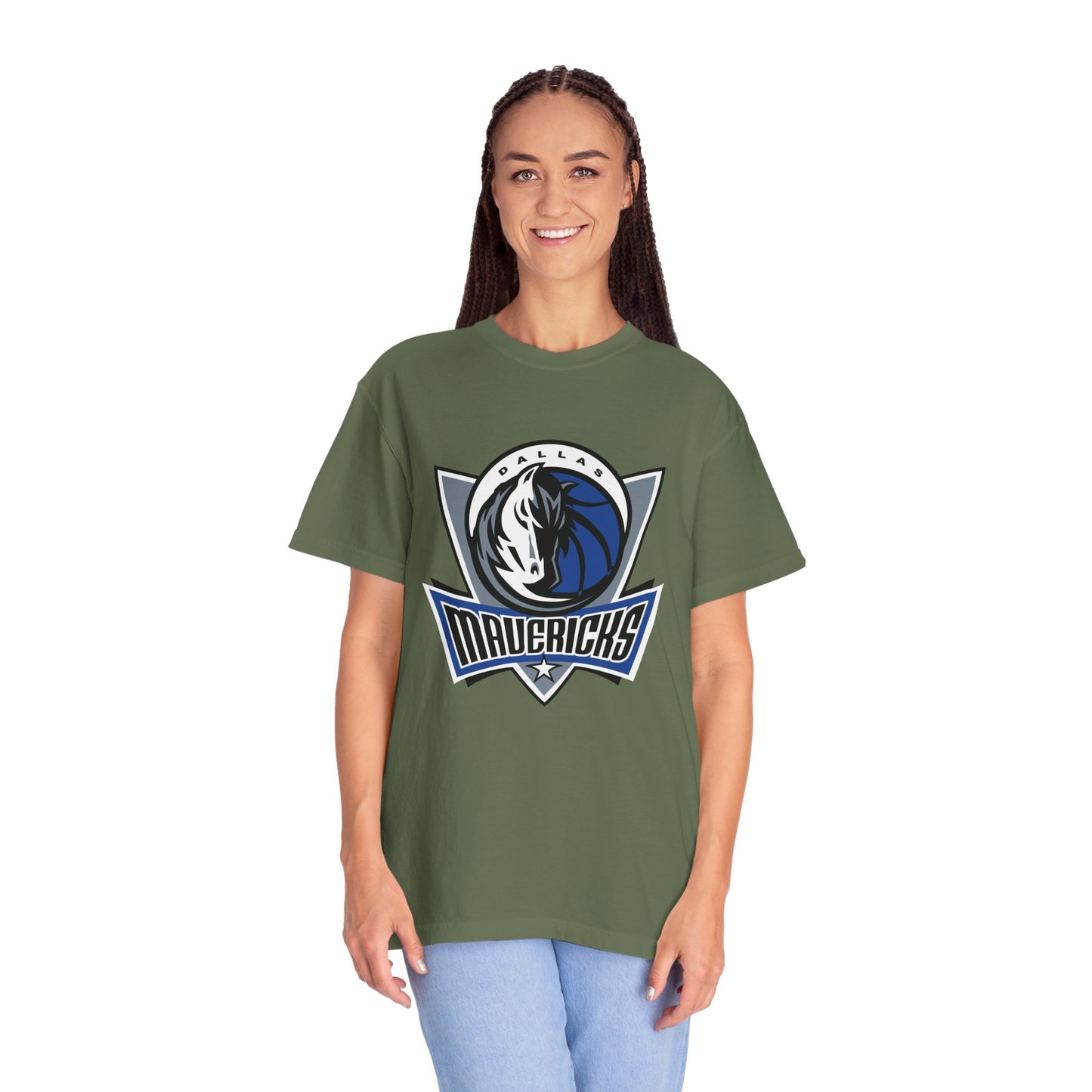 Dallas Mavericks Garment-Dyed T-Shirt – Premium Cotton Tee for Customization
