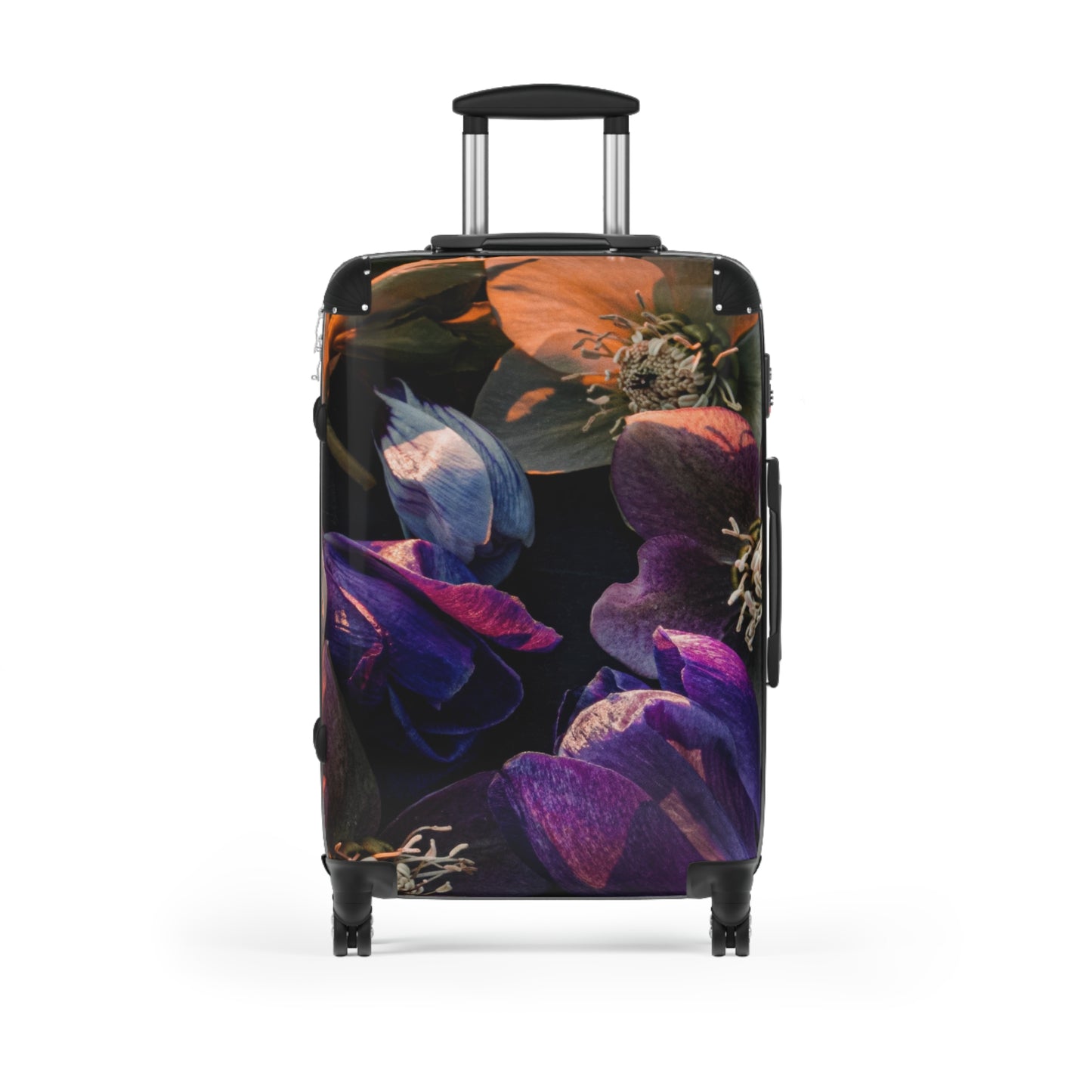 Nature Flowers Floral Hellebore Art Carry-On Suitcase - Stylish Luggage for Travelers