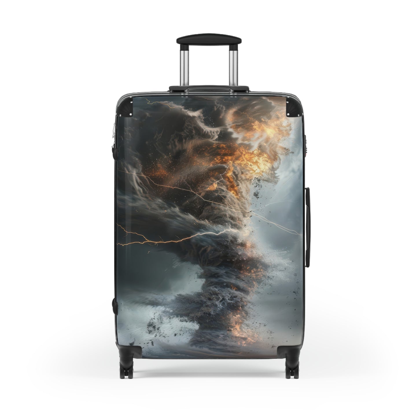 Nature Tornado Dramatic Swirling Art Carry-On Suitcase - Stylish Luggage for Travelers