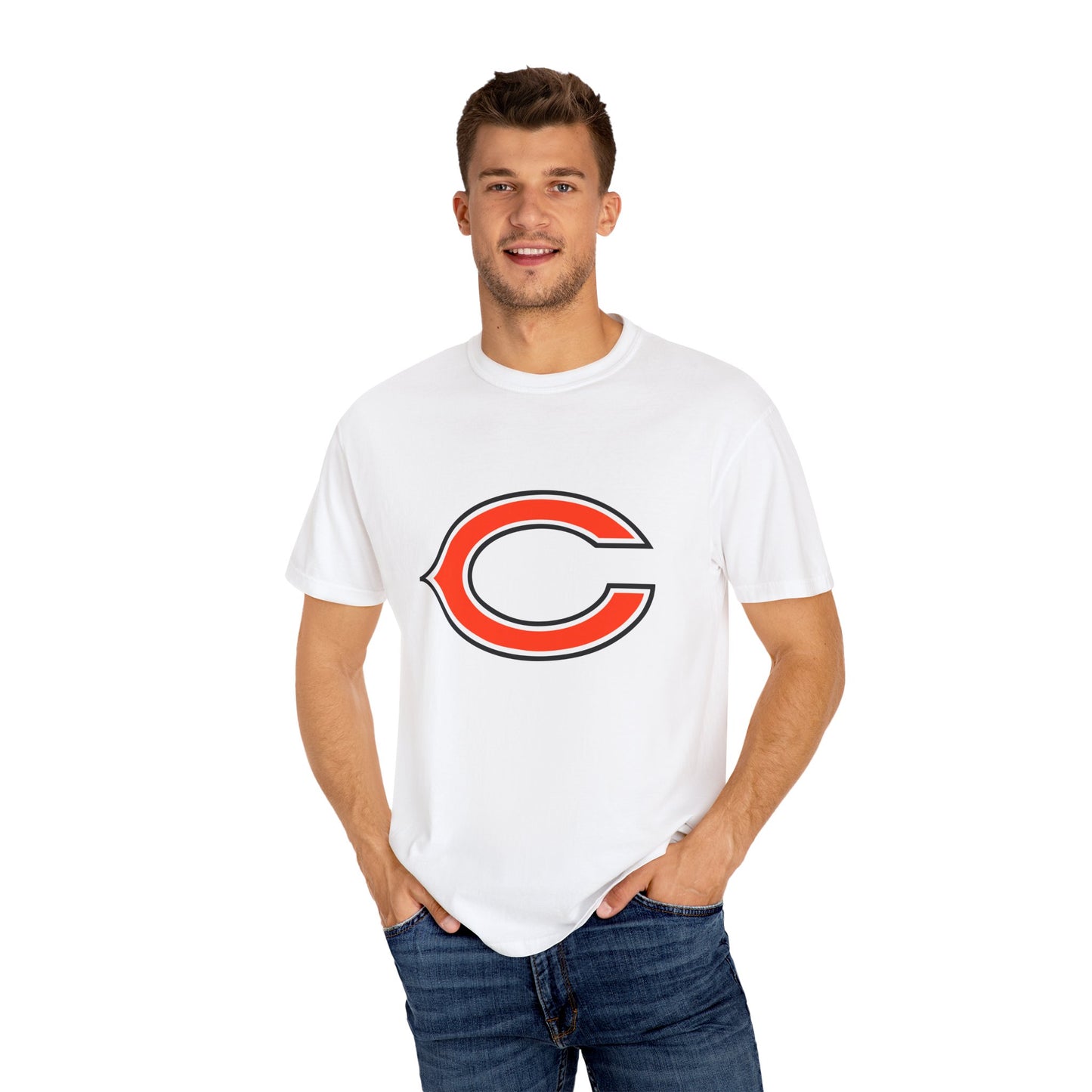 Chicago Bears Fan Gifts Garment-Dyed T-Shirt – Premium Cotton Tee for Customization