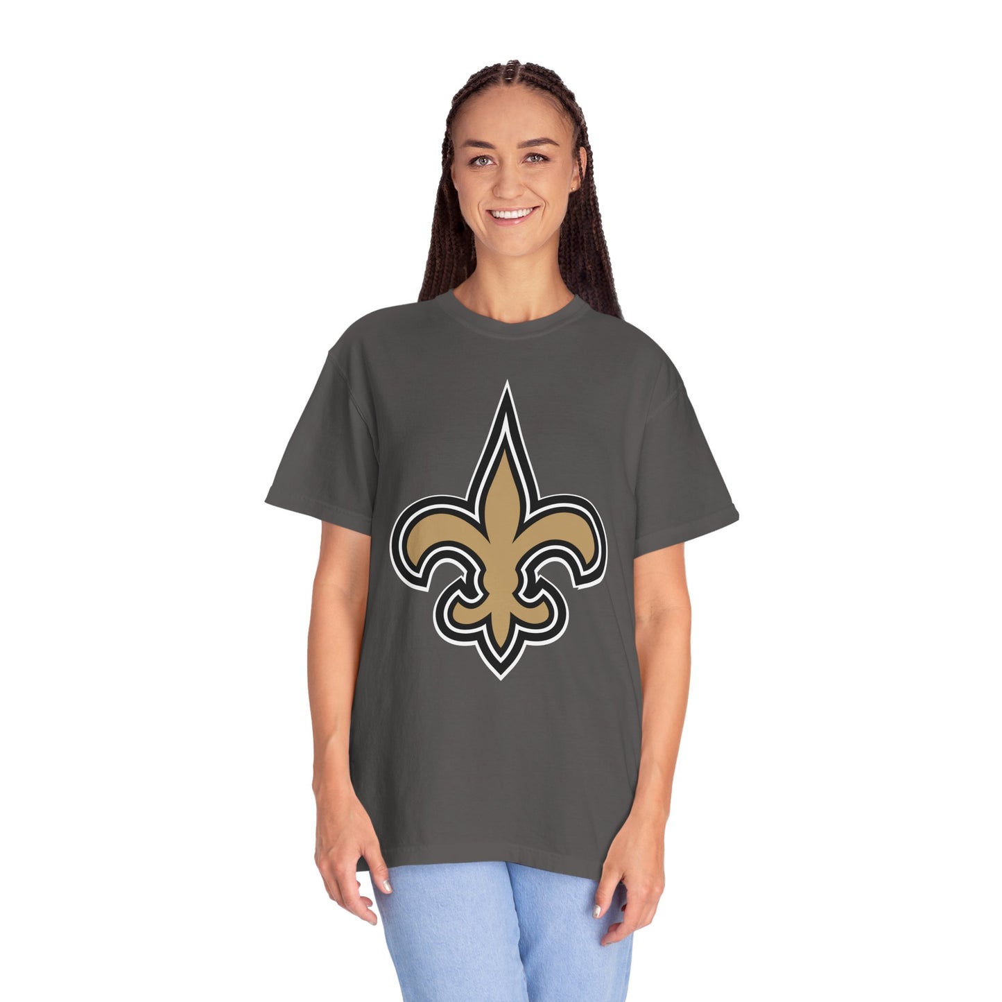 New Orleans Saints Merchandise Garment-Dyed T-Shirt – Premium Cotton Tee for Customization