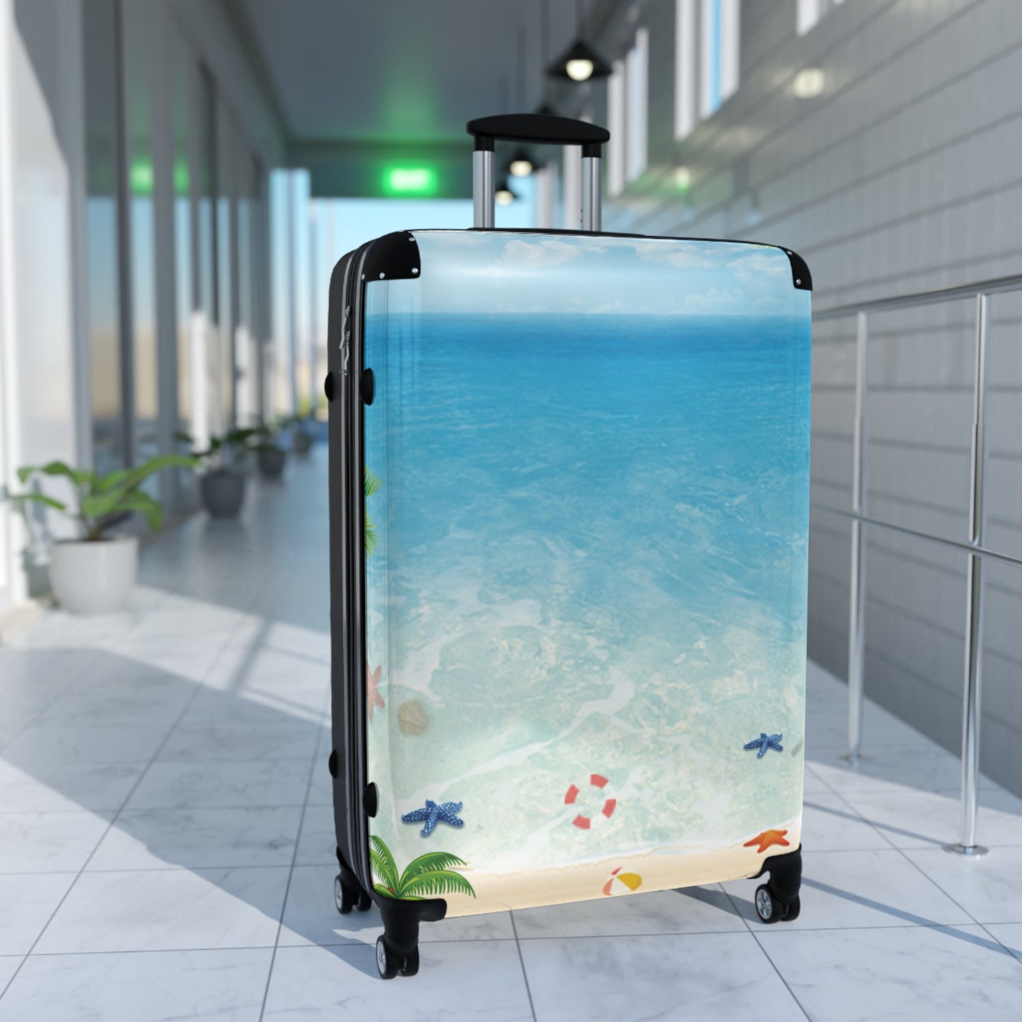 Nature Summer Vacation Tourism Art Carry-On Suitcase - Stylish Luggage for Travelers