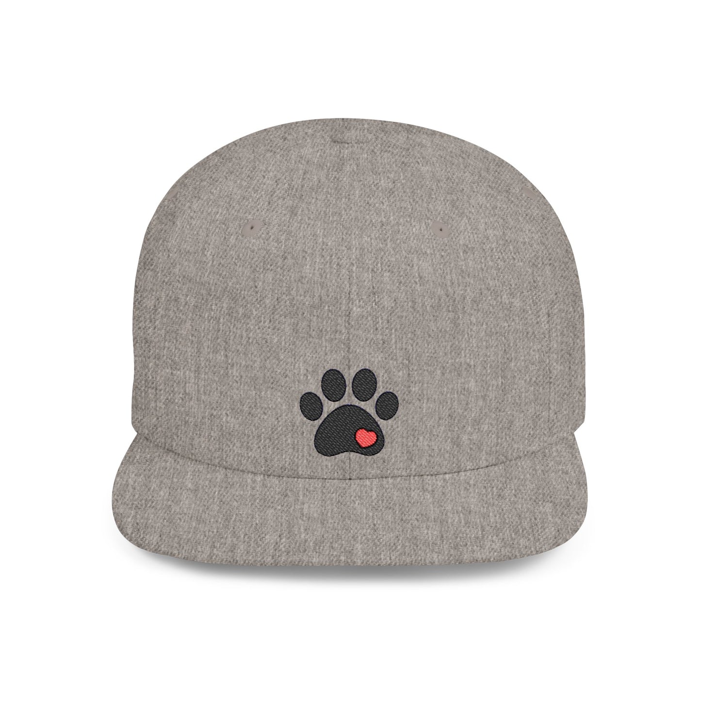 Icons Embroidered Foot Print Flat Bill Snapback – Lightweight, Custom Fit, Premium Quality