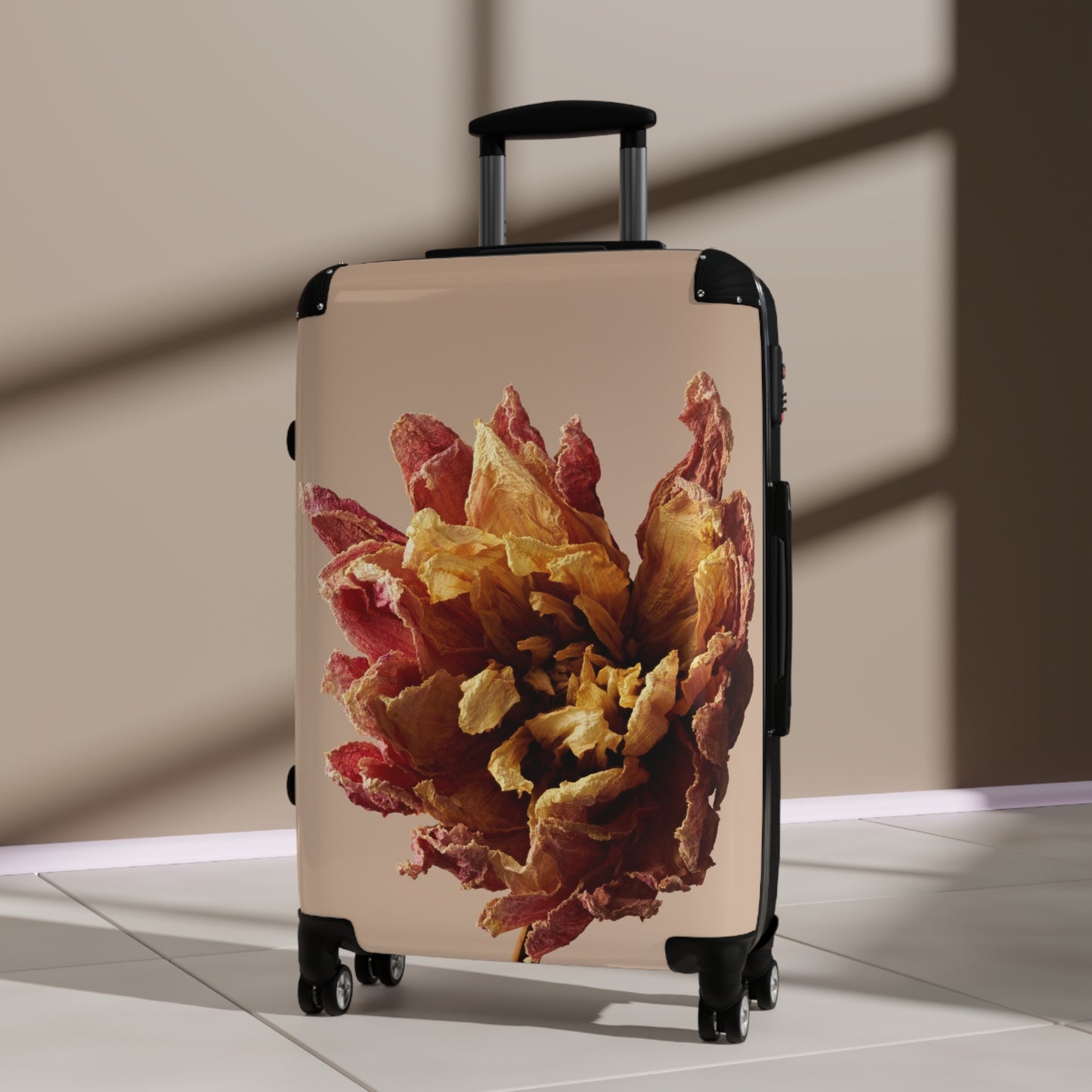 Nature Flowers Floral Dahlia Art Carry-On Suitcase - Stylish Luggage for Travelers