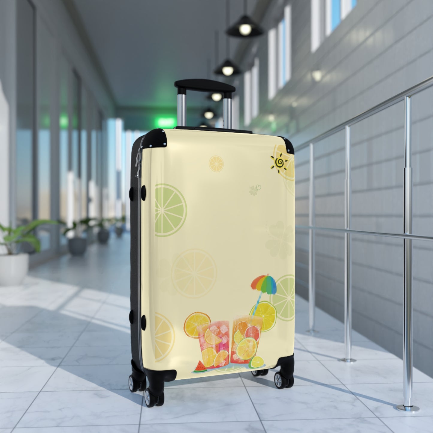 Nature Summer Fresh Drink Art Carry-On Suitcase - Stylish Luggage for Travelers