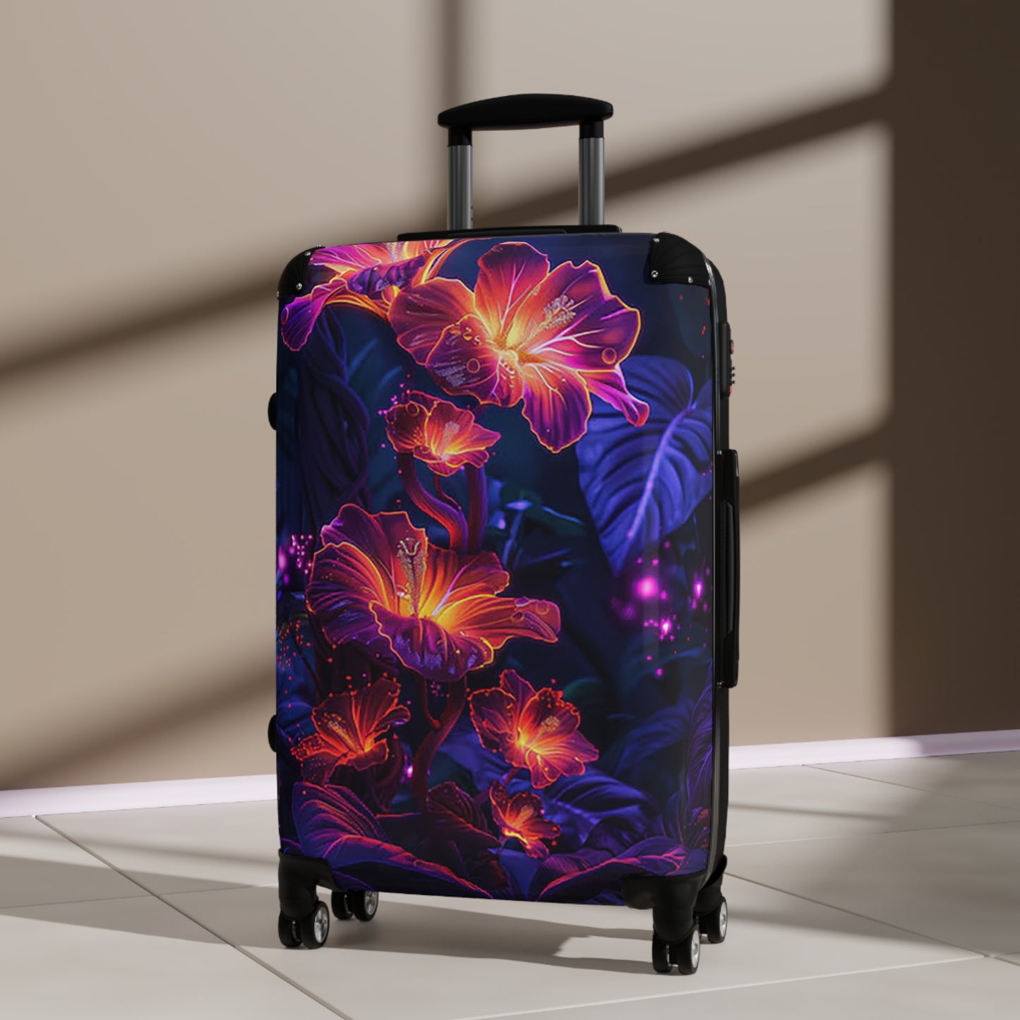 Nature Flowers Floral Colorful Set Art Carry-On Suitcase - Stylish Luggage for Travelers