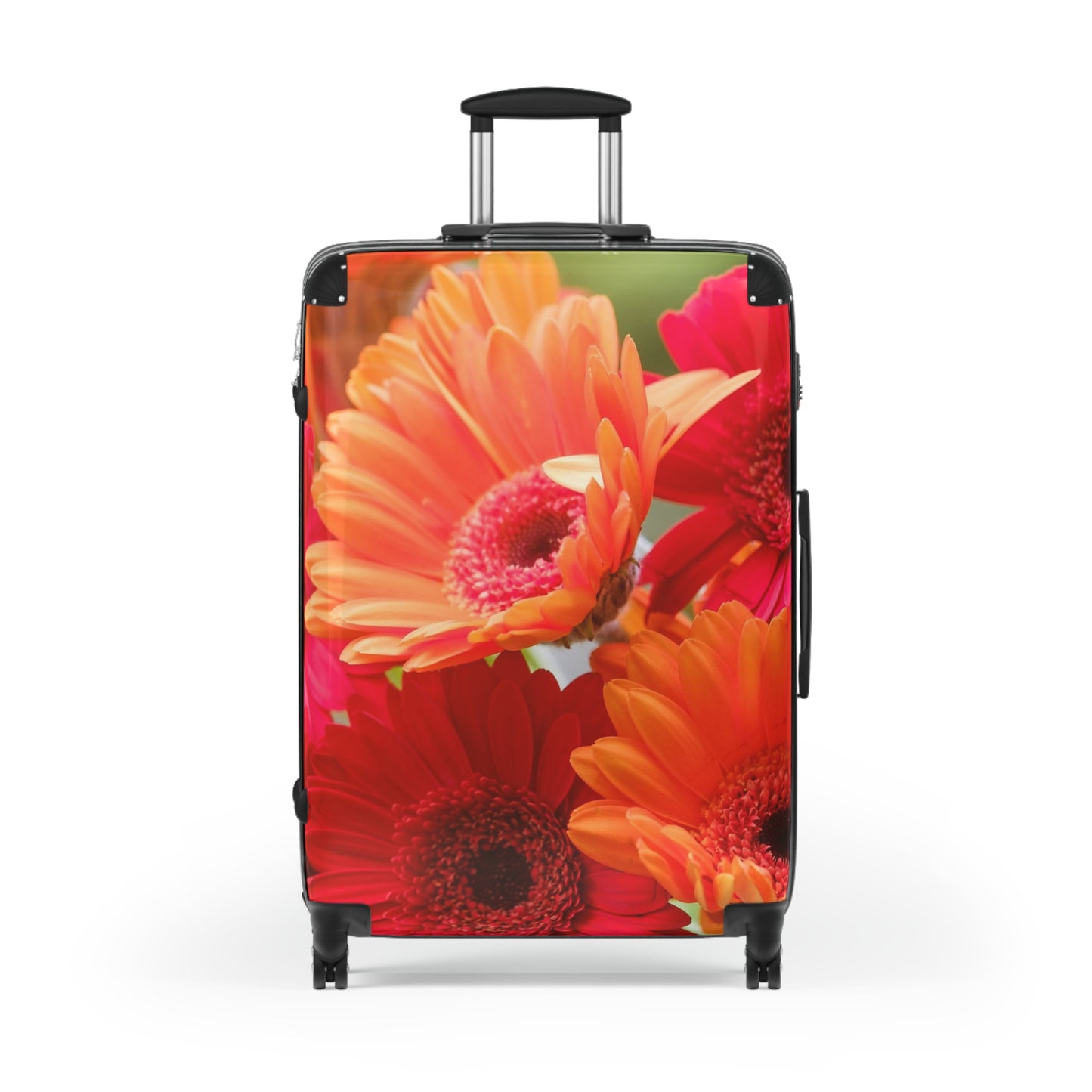 Nature Flowers Floral Gerbera Daisy Art Carry-On Suitcase - Stylish Luggage for Travelers
